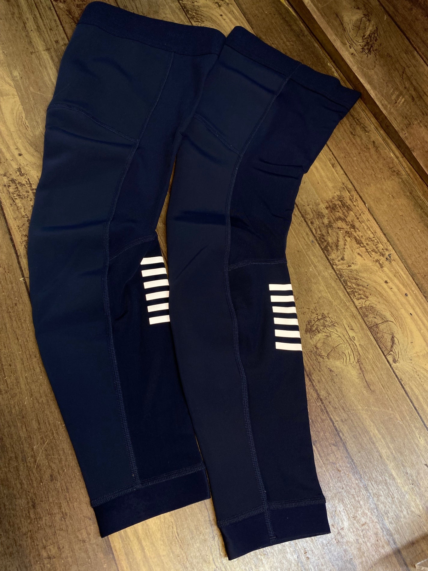 HP121 ラファ Rapha PRO TEAM LEG WARMERS 紺 M 裏起毛