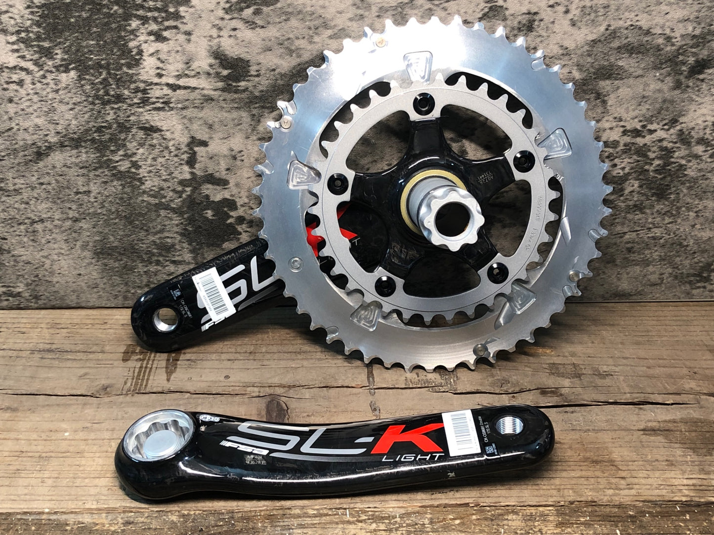 IS617 FSA SL-K Light カーボン クランクセット 172.5mm 50/34T Φ30