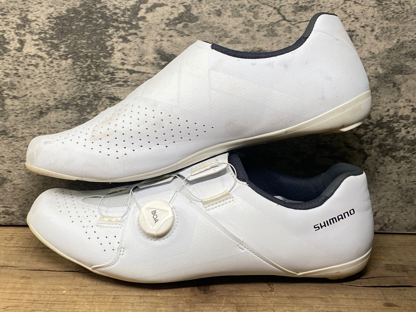 IR529 シマノ SHIMANO RC3 SHRC300M W01S ビンディングシューズ SPD-SL EU44 白