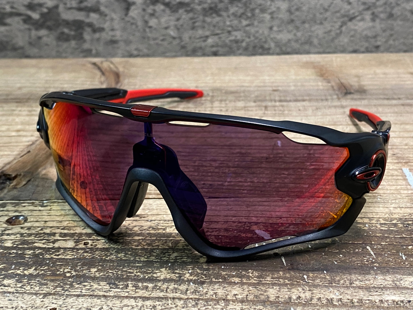 JA996 オークリー OAKLEY JAWBREAKER サングラス アイウェア 黒 赤 PRIZMレンズ ZERO製レンズ付属