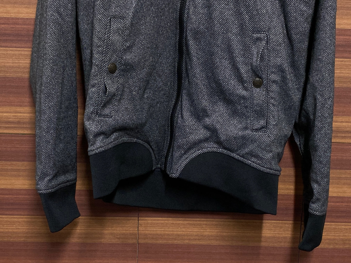 IQ677 カペルミュール KAPELMUUR 長袖 サイクルジャケット グレー S ツイード リバーシブル