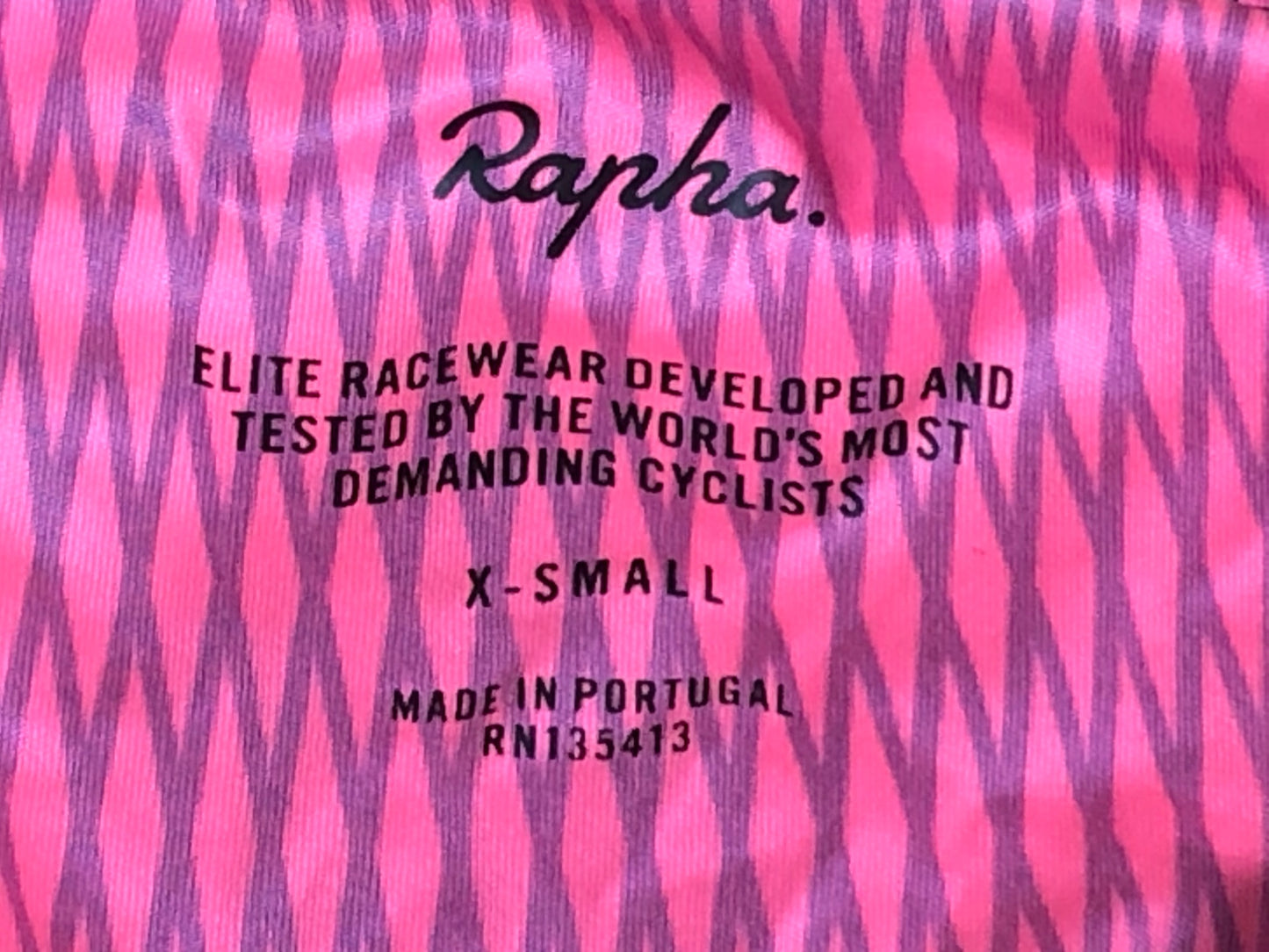 IL657 ラファ Rapha プロチームフライウェイトジャージ PRO TEAM FLYWEIGHT JERSEY ピンク黒 XS