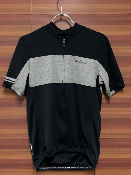 IN284 パールイズミ PEARL IZUMI 半袖 サイクルジャージ 黒 グレー Lサイズ