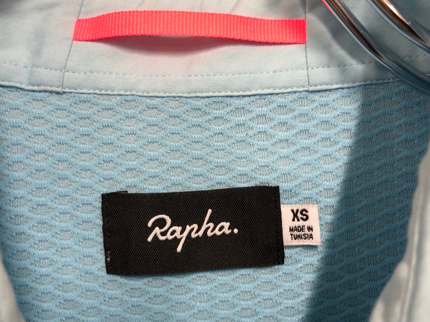 IF298 ラファ Rapha POPLIN SHIRT 長袖 シャツ 水色 XS