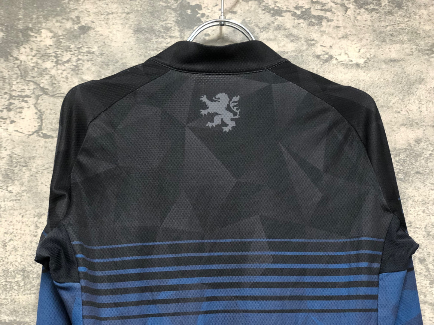 IX160 リオンドカペルミュール Lion de KAPELMUUR 長袖 サイクルジャージ 黒 紺 L