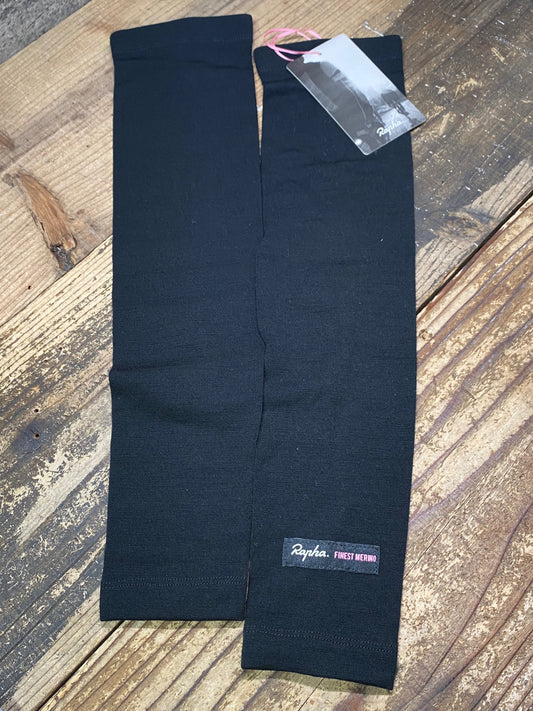 JD330 ラファ Rapha MERINO ARM WARMERS アームウォーマ― 黒 M