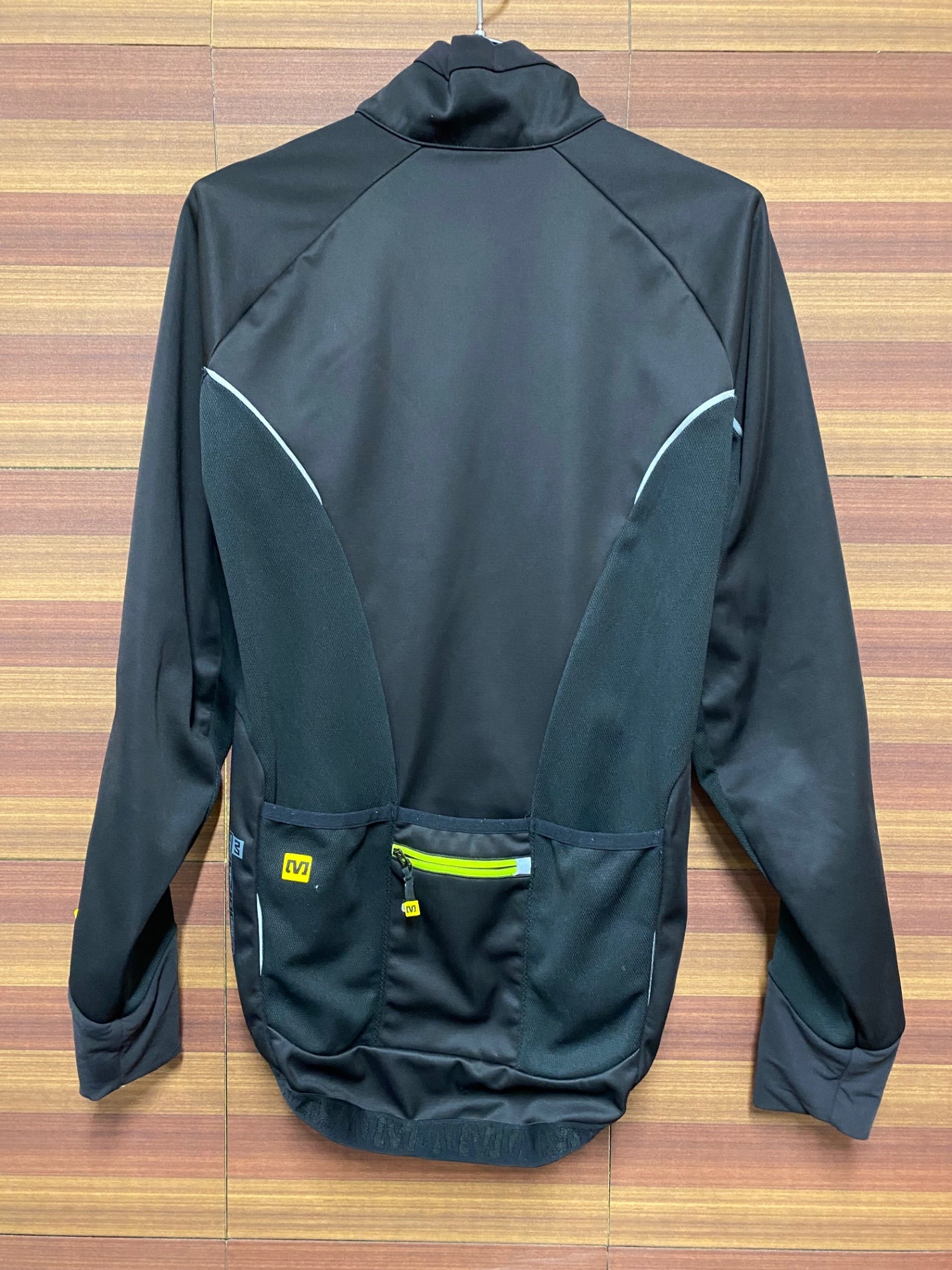 IN861 マビック MAVIC 長袖 サイクルジャケット 黒 M 裏起毛