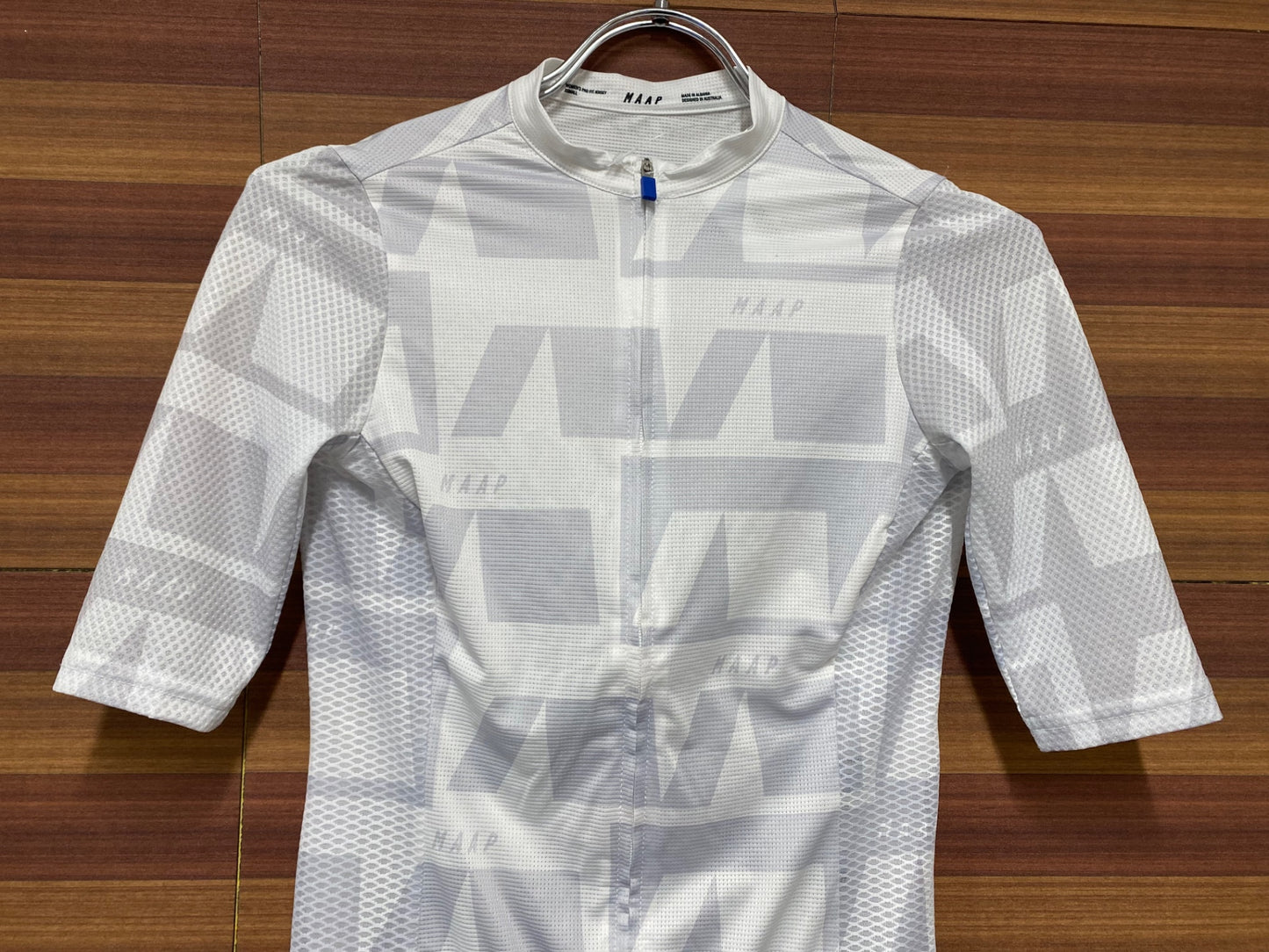 IM497 マープ MAAP WOMEN'S PRO FIT JERSEY 半袖 サイクルジャージ 白 XS レディース ※裾ゴム色