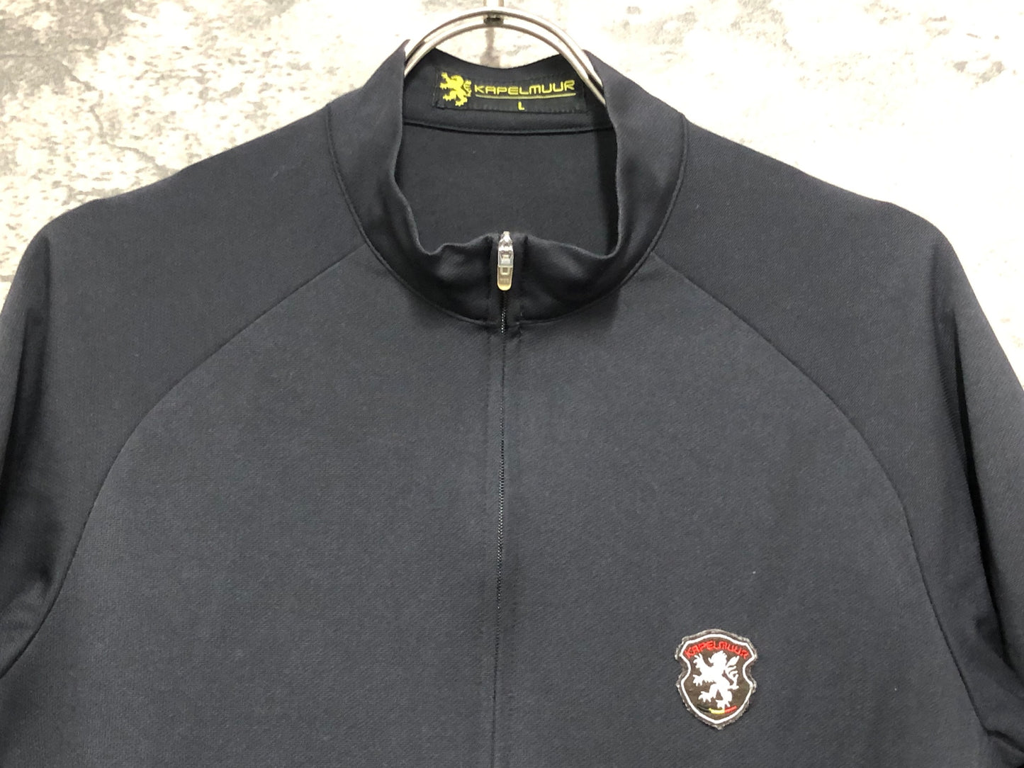 IX287 カペルミュール kapelmuur 半袖 サイクルジャージ Lサイズ 黒