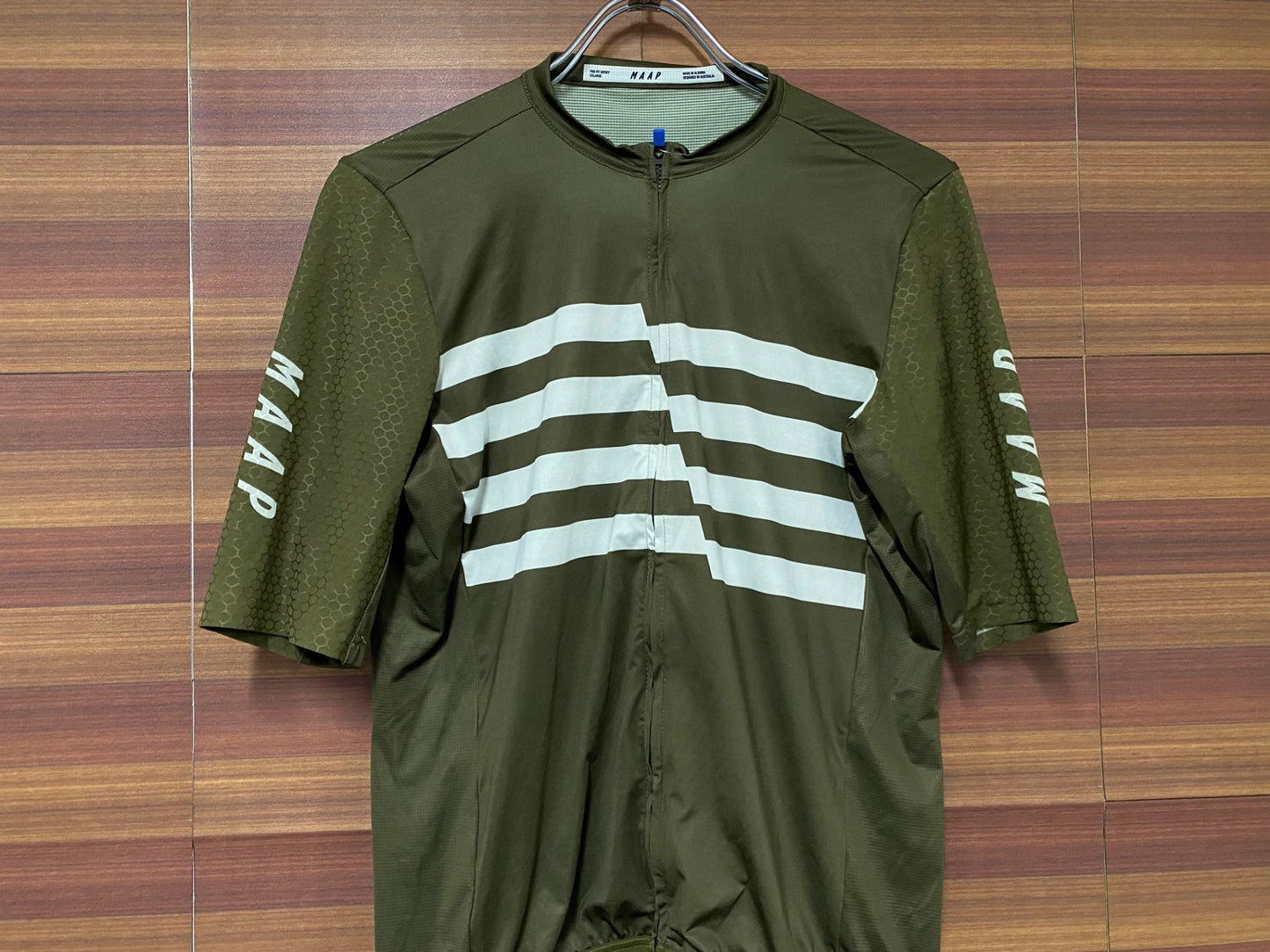 IN596 マープ MAAP PRO FIT JERSEY 半袖 サイクルジャージ カーキ XXL