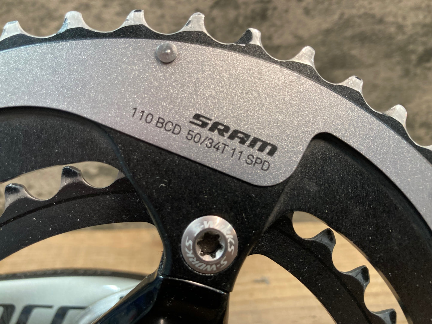 IO838 スペシャライズド SPECIALIZED S-WORKS FACT CARBON クランクセット 50/34T RED22Sリング 170mm スピンドル30mm