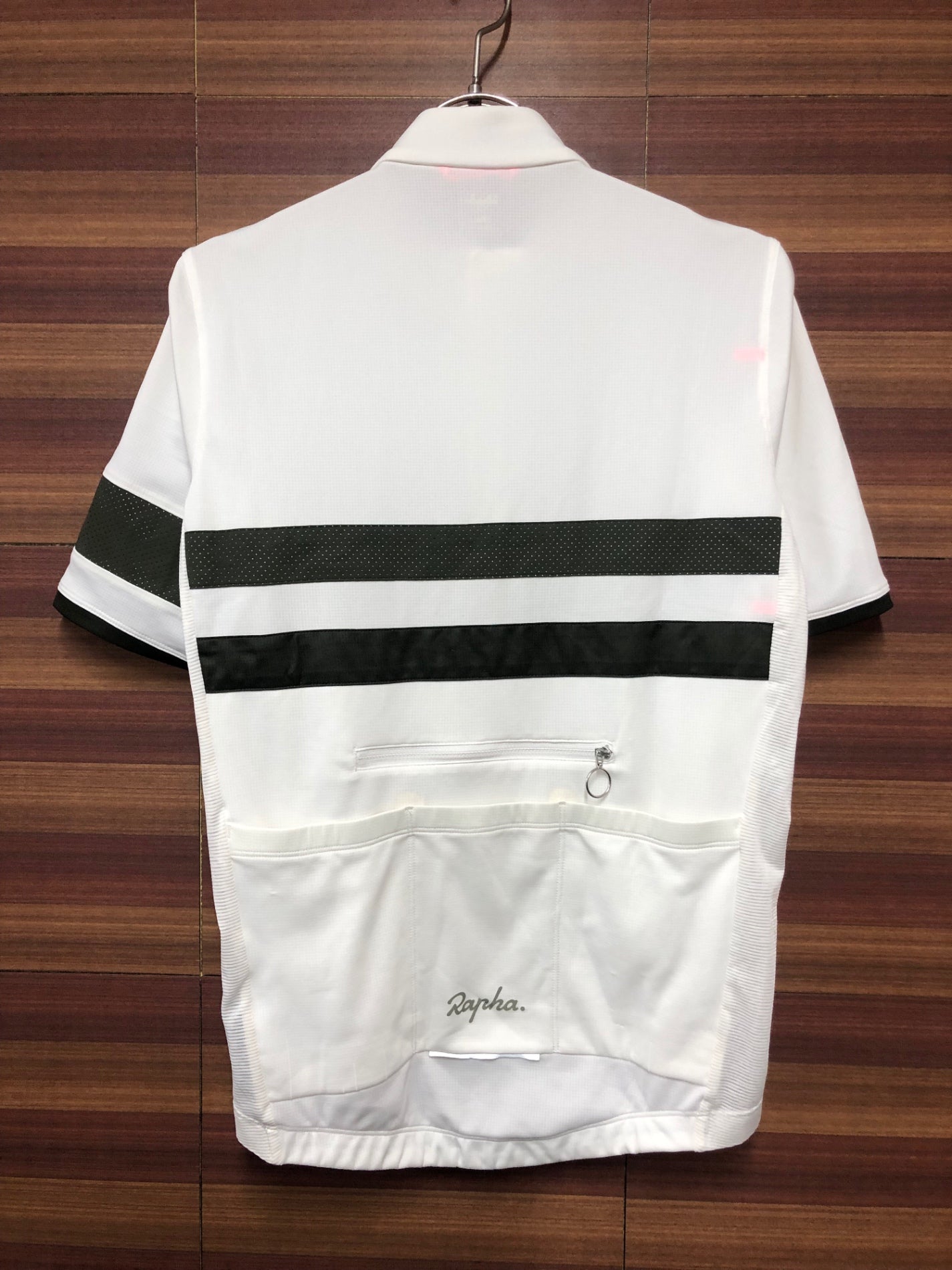 IF064 ラファ Rapha BREVET LIGHTWEIGHT JERSEY 半袖 サイクルジャージ 白 S