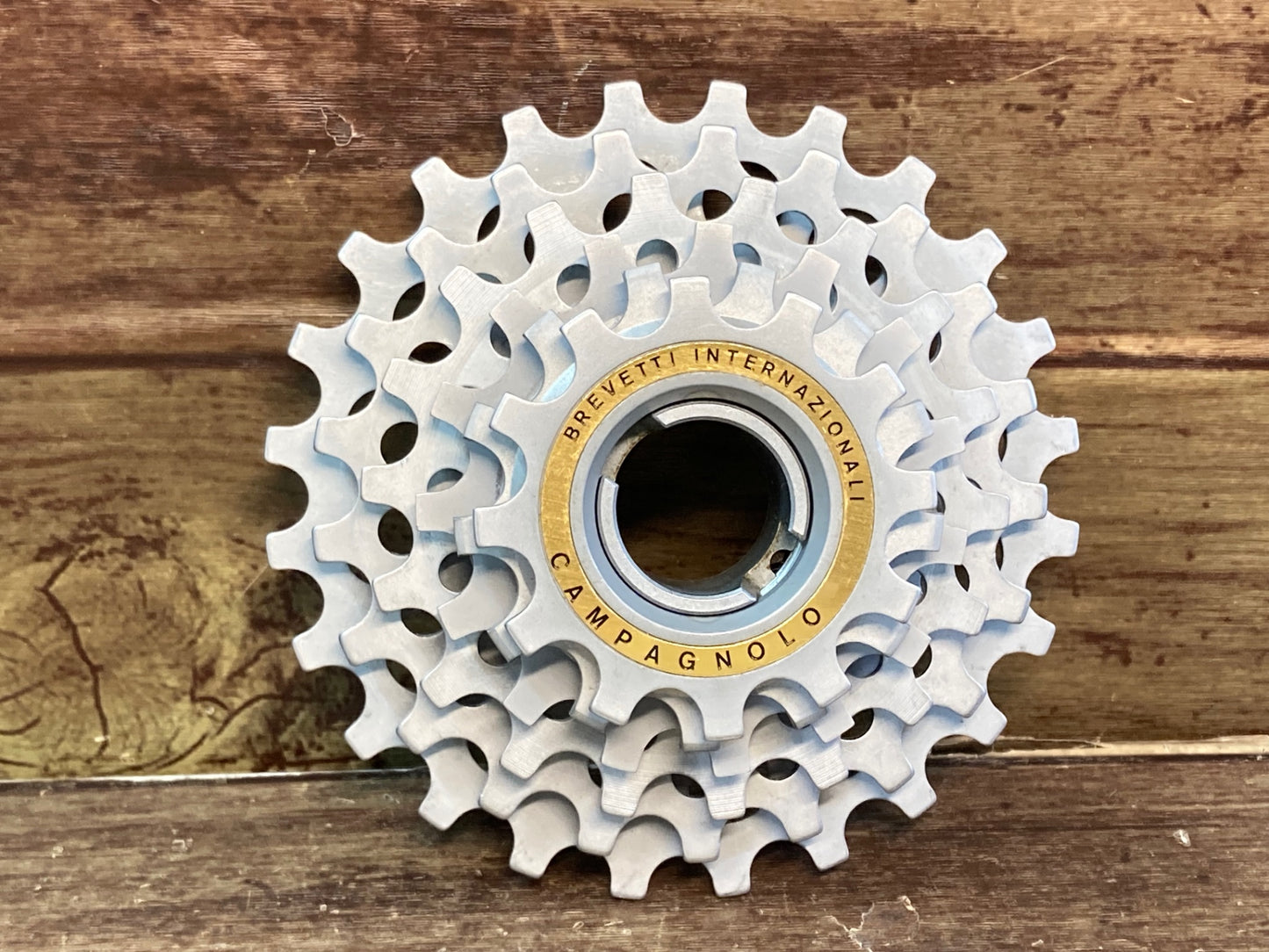 IL958 カンパニョーロ Campagnolo スーパーレコード SUPER RECORD 金冠 ボスフリー 12-24T 6S BSCネジ