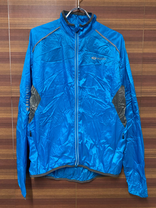 IS419 スゴイ SUGOI ウインドブレーカー M 青