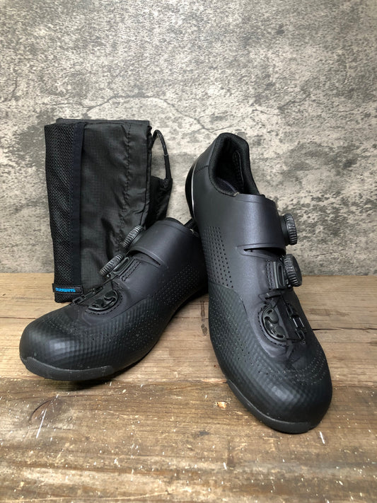 IO379 シマノ SHIMANO エスファイア S-PHYER SHRC902M ビンディングシューズ 黒 EU41 SPD-SL