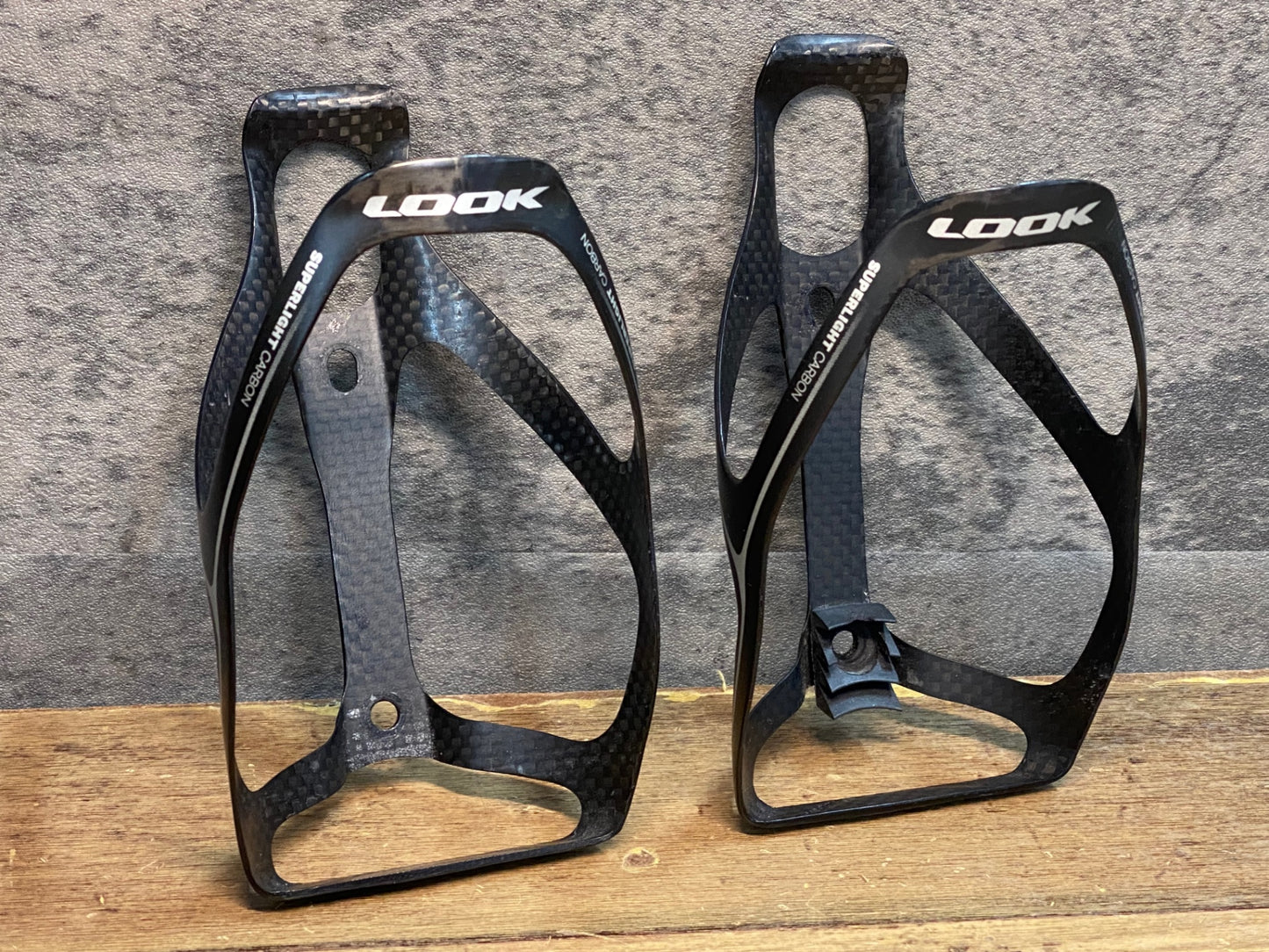 IX154 ルック LOOK カーボンボトルケージ 2個セット 黒