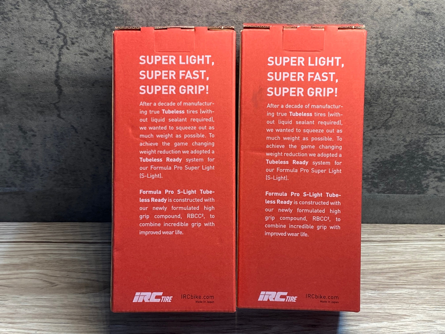 JB479 IRC フォーミュラプロ FORMULA PRO HL TLR S-LIGHT チューブレスレディ 700x25C 2本セット 未使用