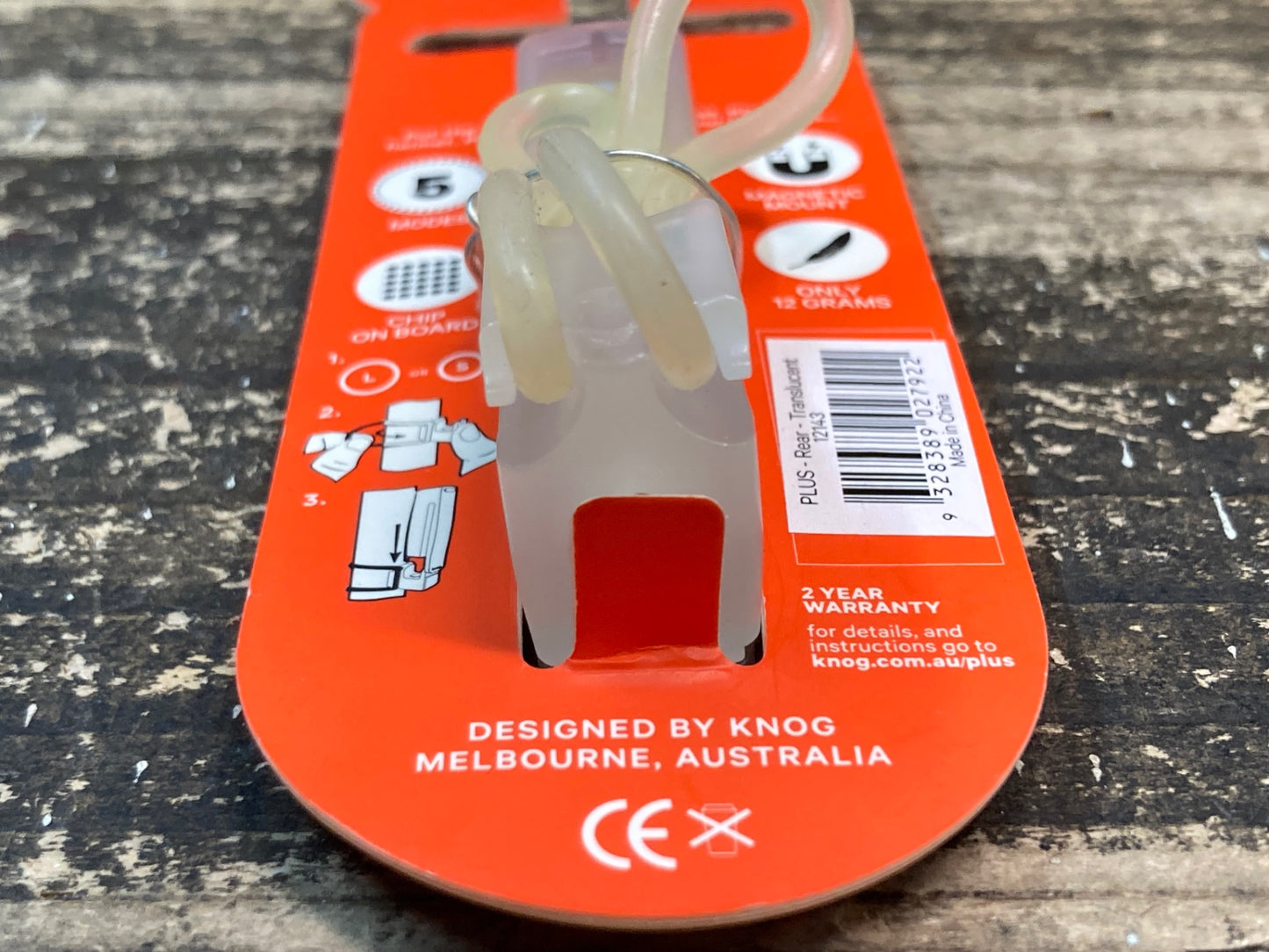 IR289 ノグ knog PLUS REAR テールライト 白