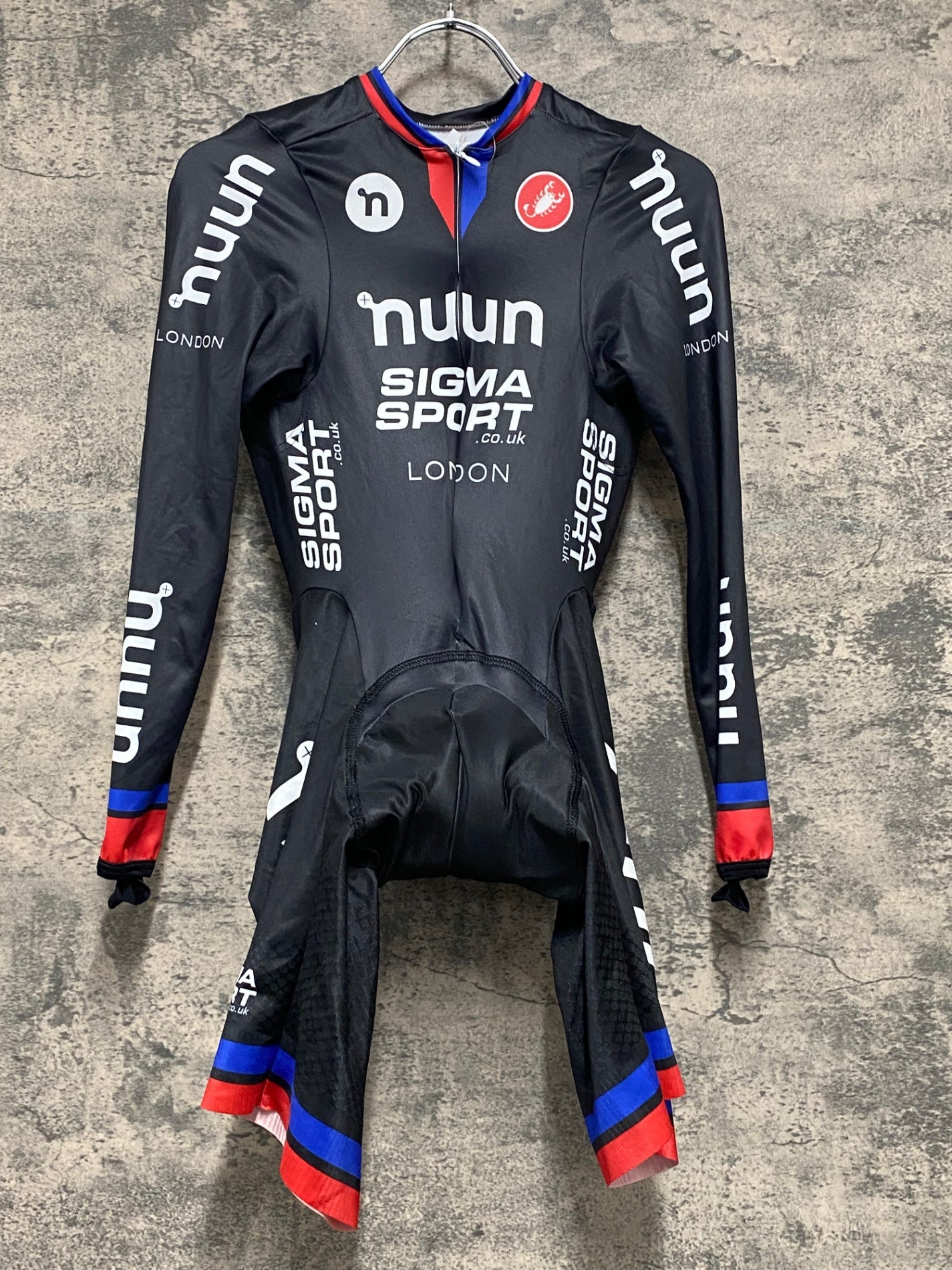 JA734 カステリ CASTELLI 長袖 ワンピース 黒 S nuun SIGMA SPORT