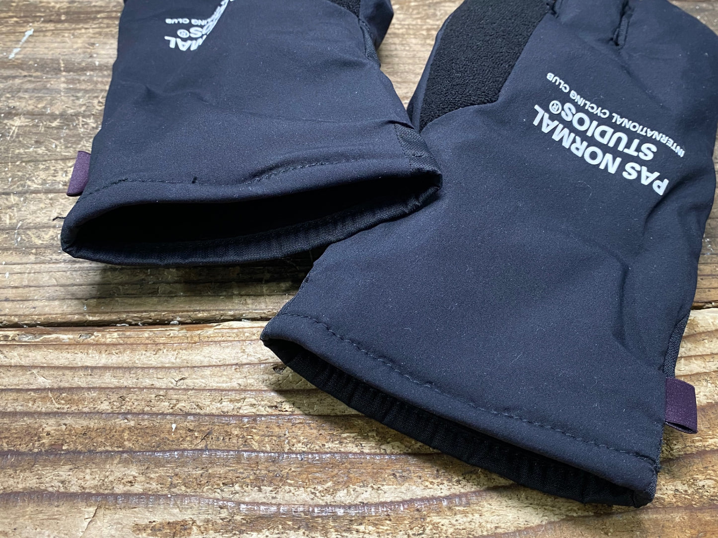 IU953 パスノーマルスタジオ PAS NORMAL STUDIOS Logo Deep Winter Lobster Gloves ウインターグローブ 黒 S 裏起毛