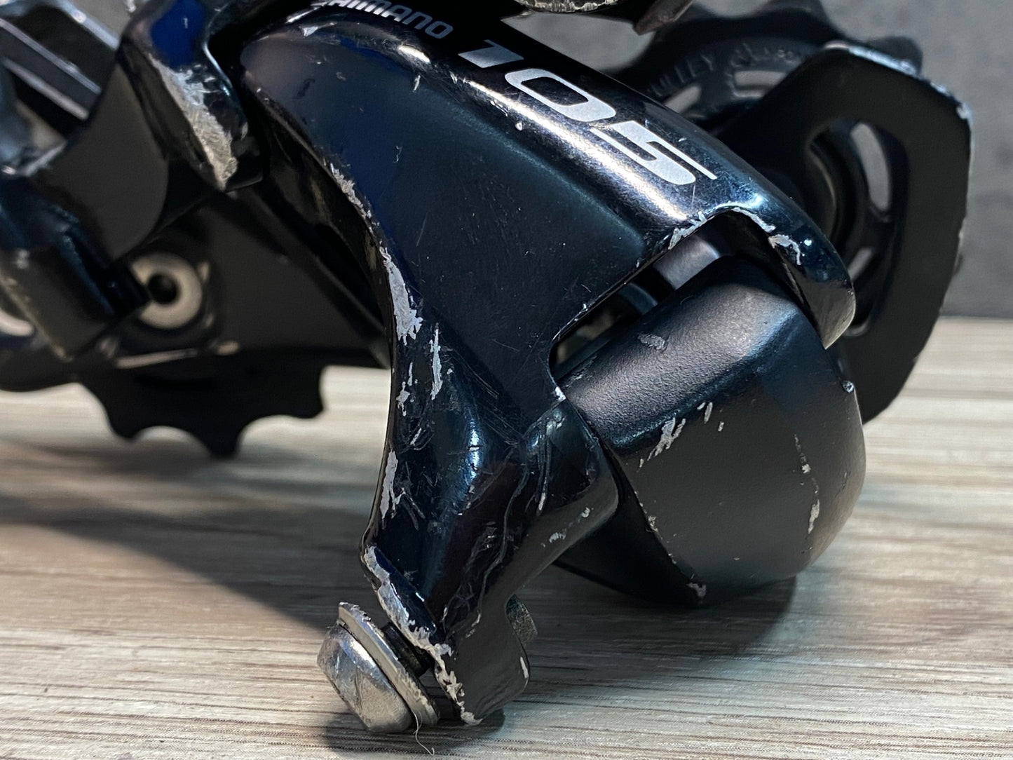 IS342 シマノ SHIMANO 105 FD-5800 RD-5800 前後ディレイラーセット ※プーリーケージ折れ