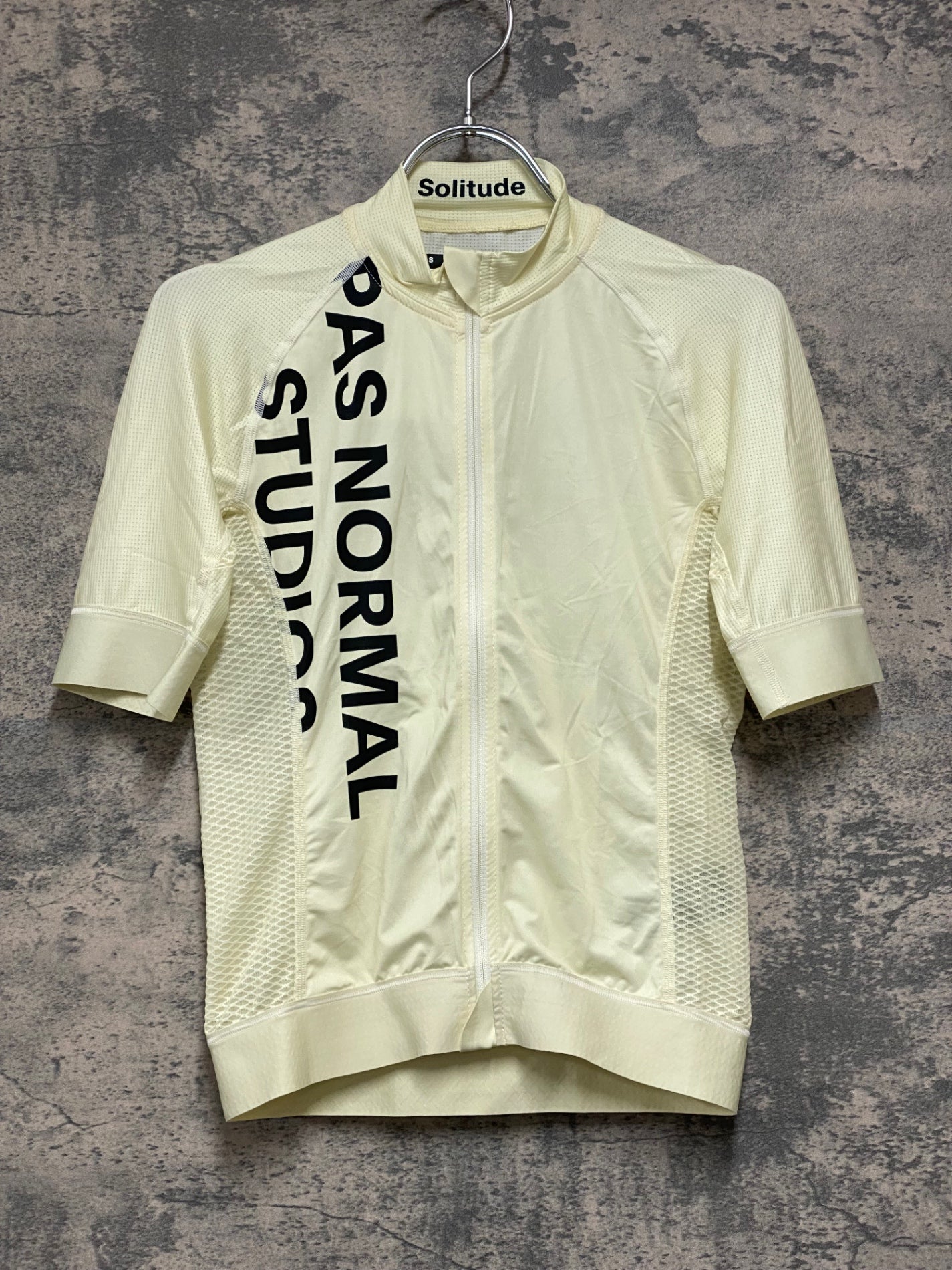 JC427 パスノーマルスタジオ Pas Normal Studios | Men's Solitude Jersey SS20 半袖 サイクルジャージ オフホワイト S