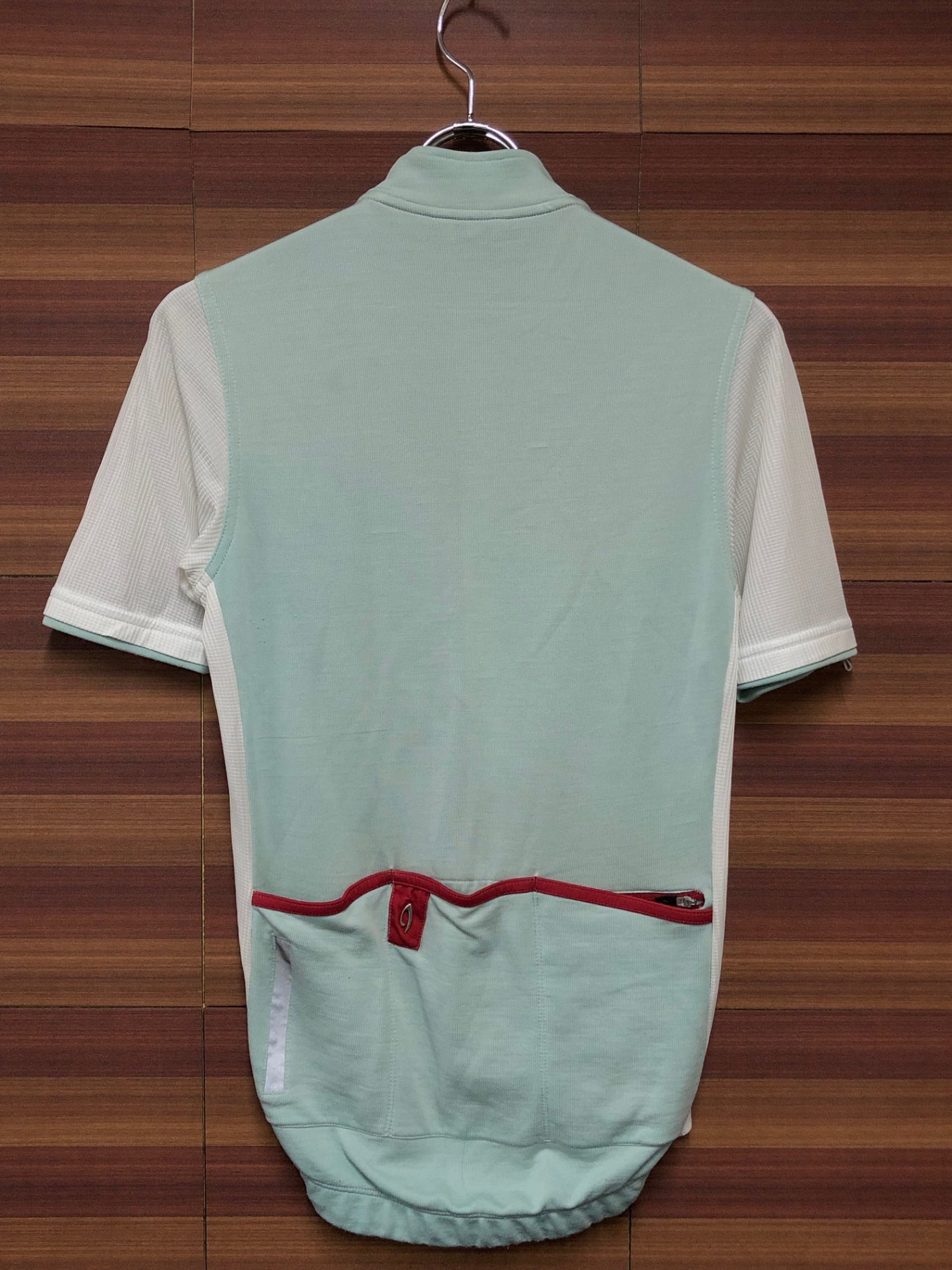 IN525 イザドア Isadore 半袖 サイクルジャージ 水色 白 S ※ほつれ