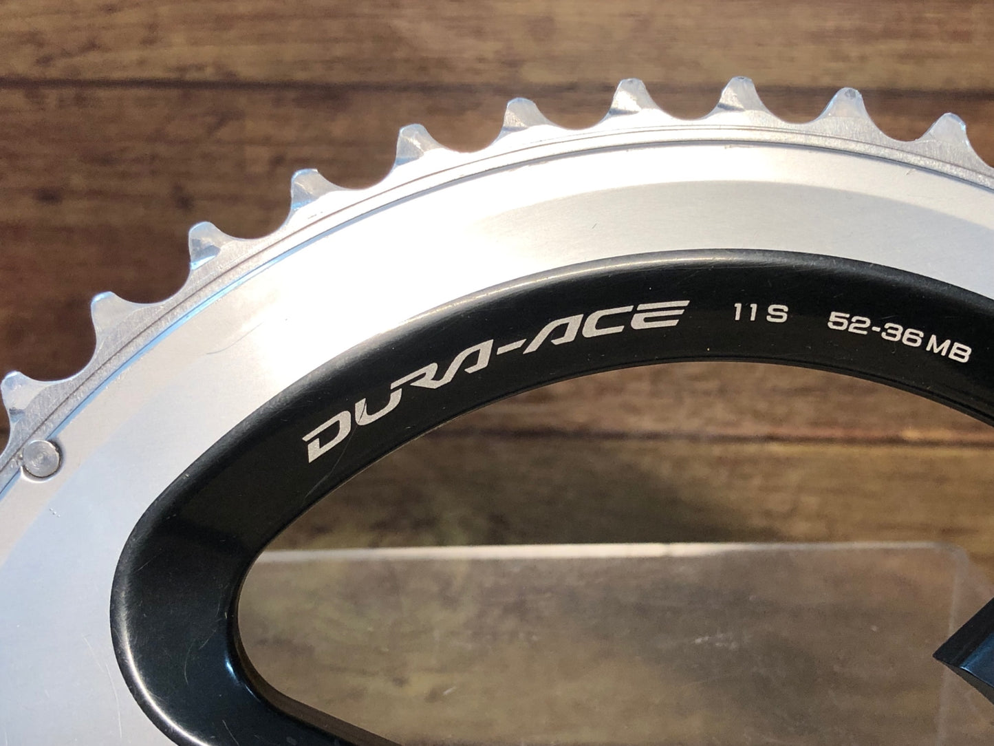 HW329 シマノ Shimano デュラエース DURA-ACE FC-9000 チェーンリングセット 52-36T ※摩耗あり