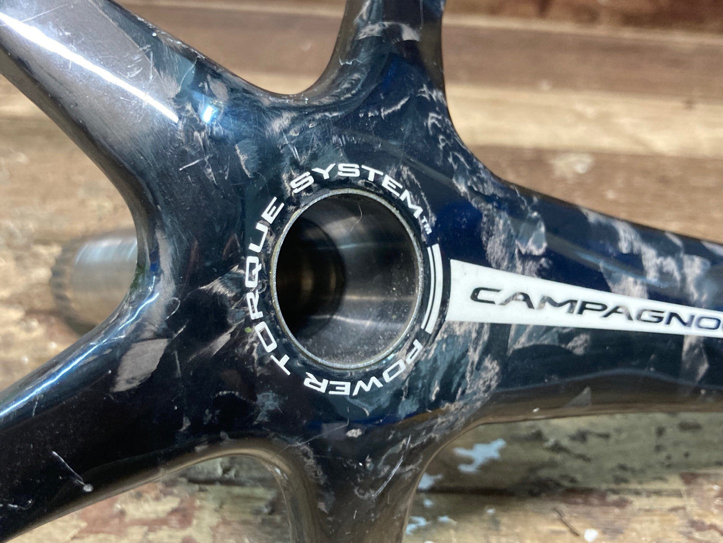 HK351 カンパニョーロ CAMPAGNOLO アテナ ATHENA パワートルク カーボン クランク 右のみ 170mm 53/39T