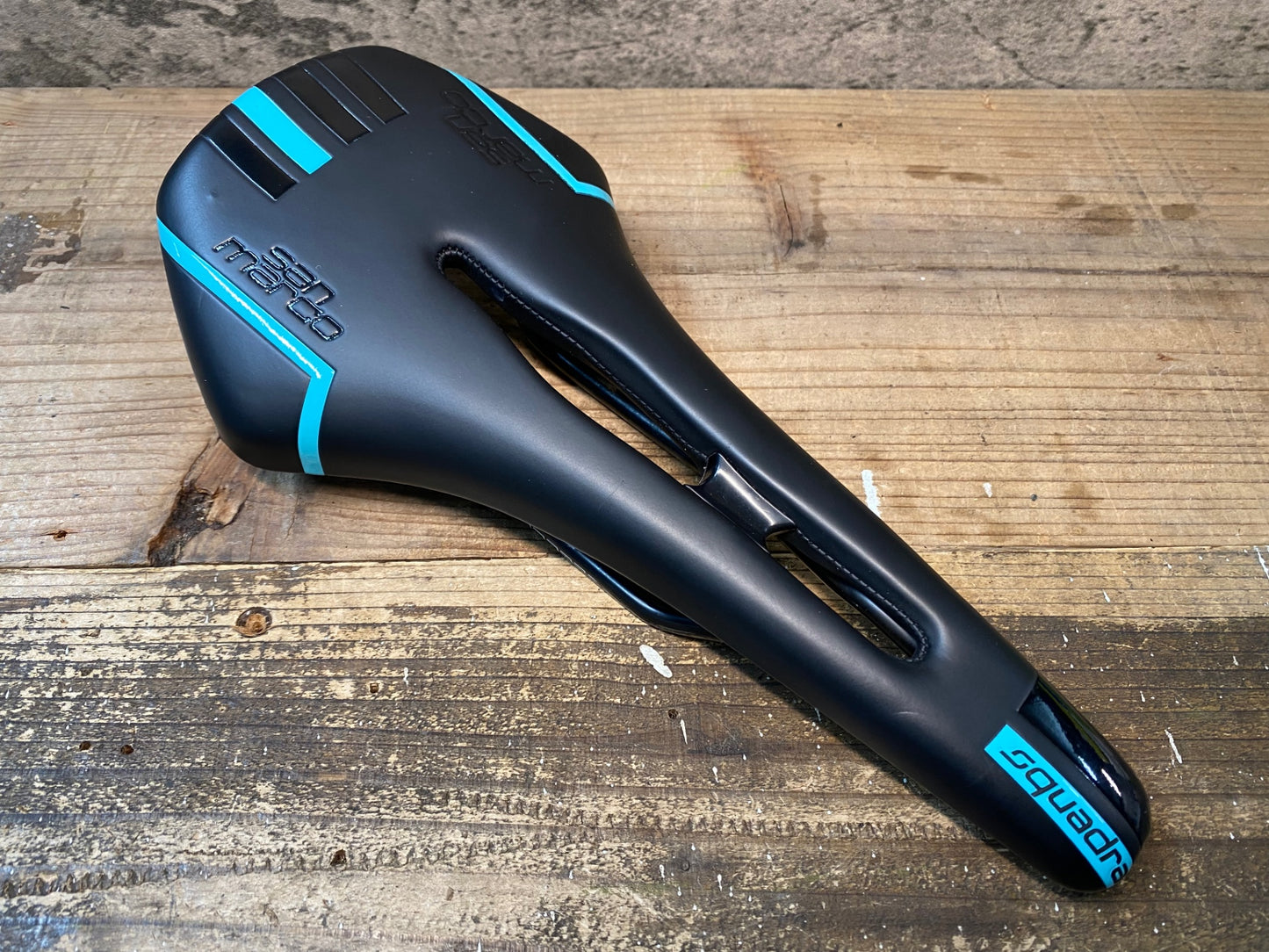 IU093 サンマルコ san marco スクアドラ squadra サドル NARROW 黒 チェレステ