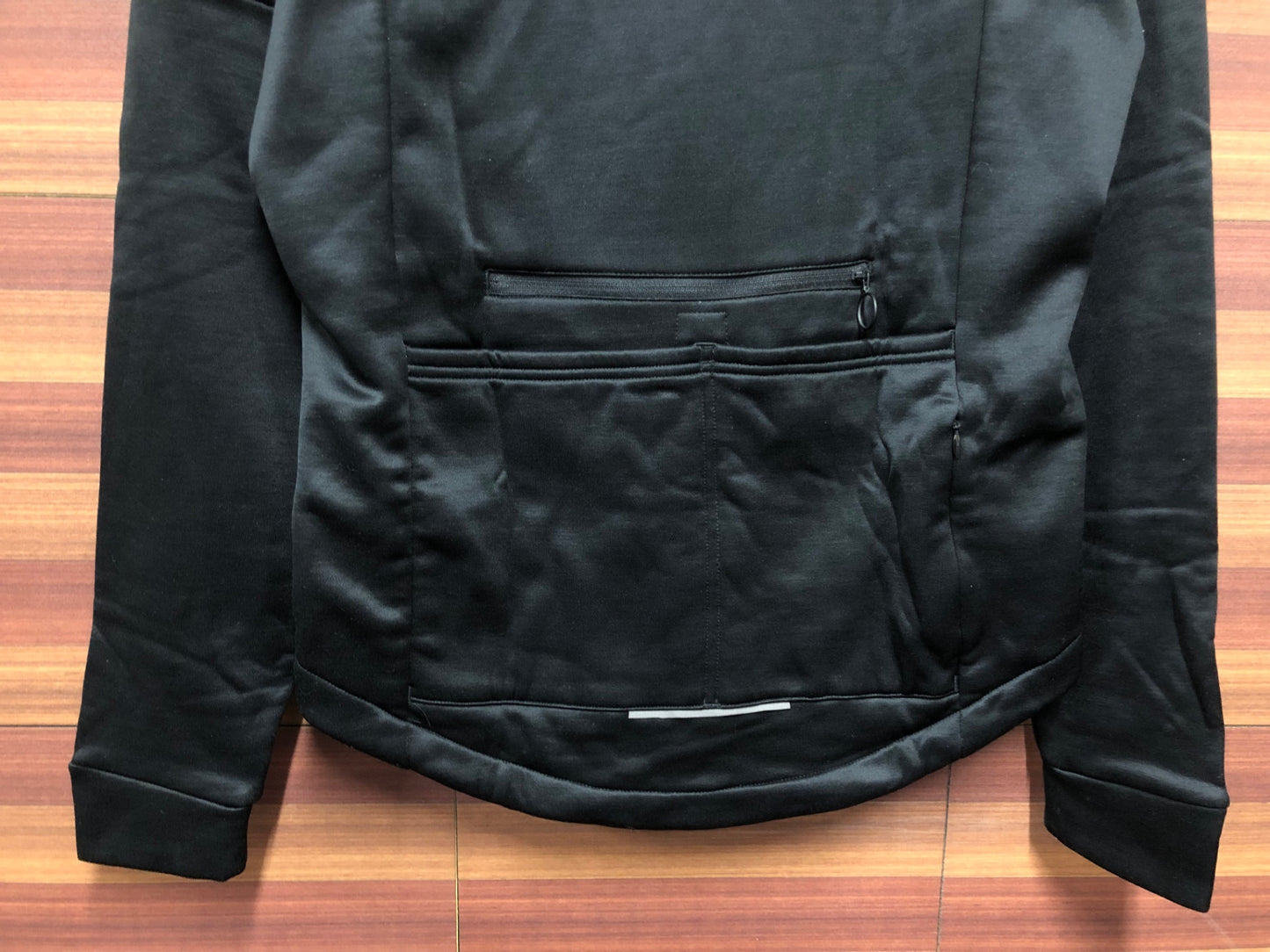IR649 ラファ Rapha PRO TEAM LONG SLEEVE TRAINING JERSEY 長袖サイクルジャージ M 黒グレー
