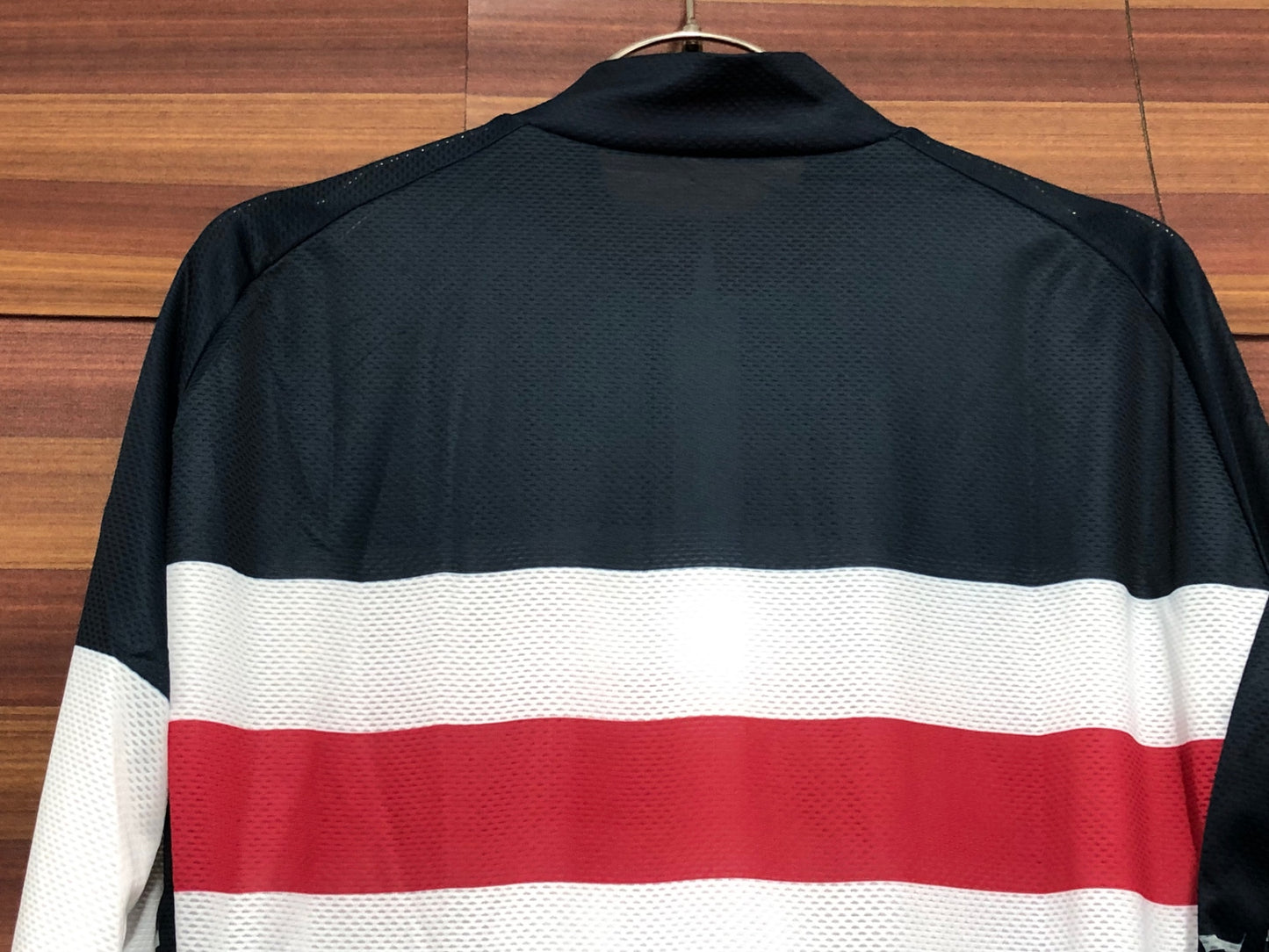 IS983 オンヨネ ONYONE 長袖 サイクルジャージ 紺 白 L Audax Japan