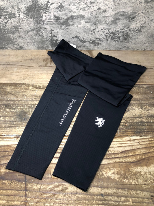 JC238 カペルミュール KAPELMUUR レッグウォーマー 黒 M 裏起毛