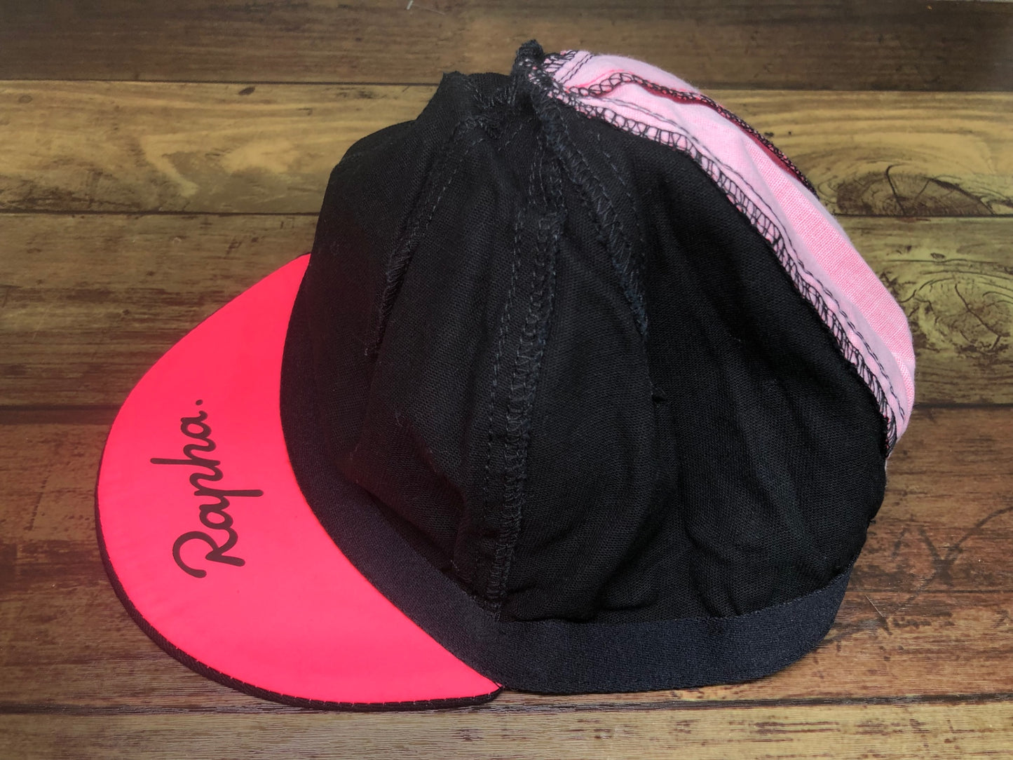 IT283 ラファ Rapha サイクルキャップ 黒 ピンク フリーサイズ RCC