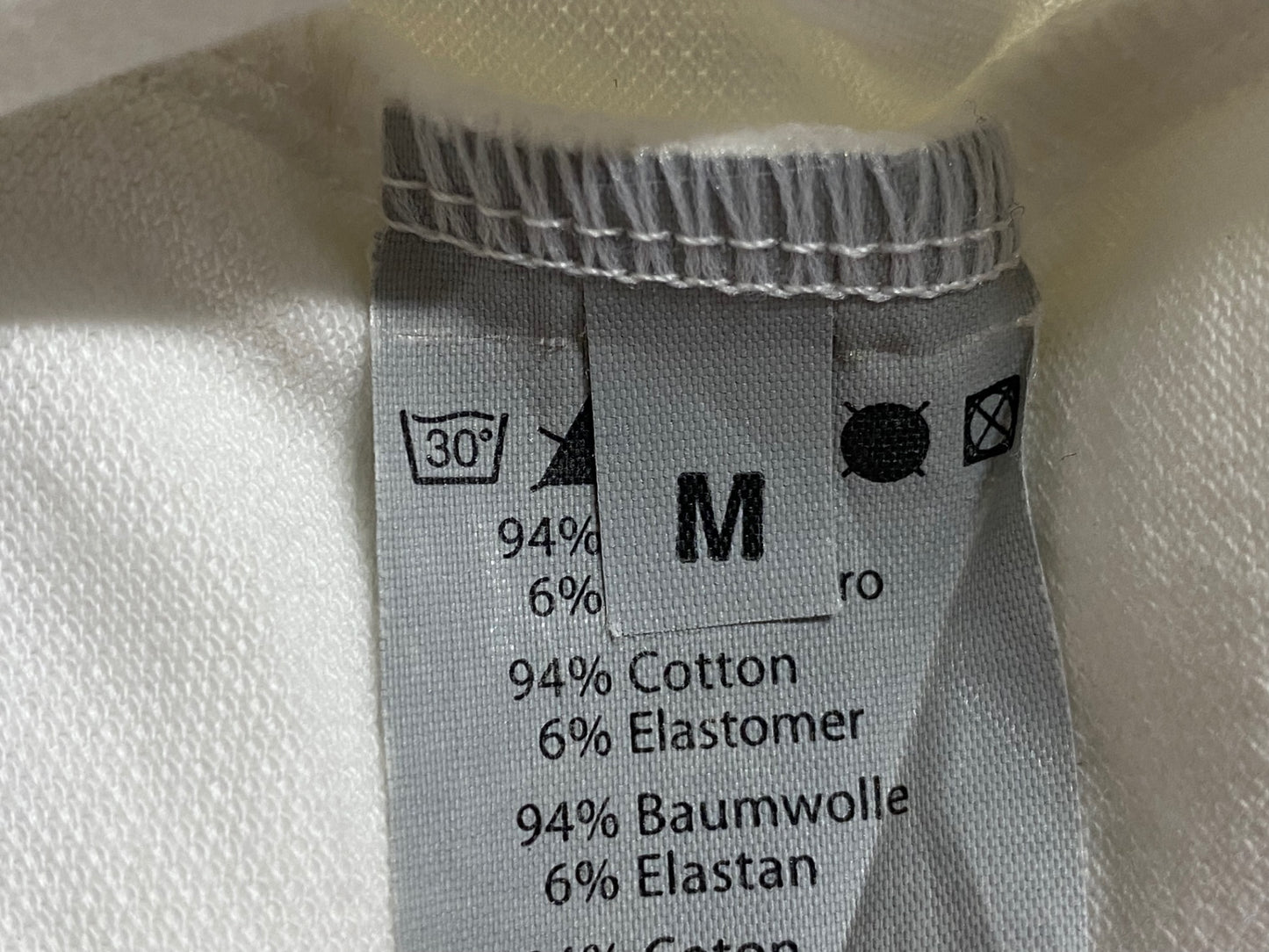 JD961 デマルキ De Marchi 半袖 ポロシャツ バックポケット 白 M