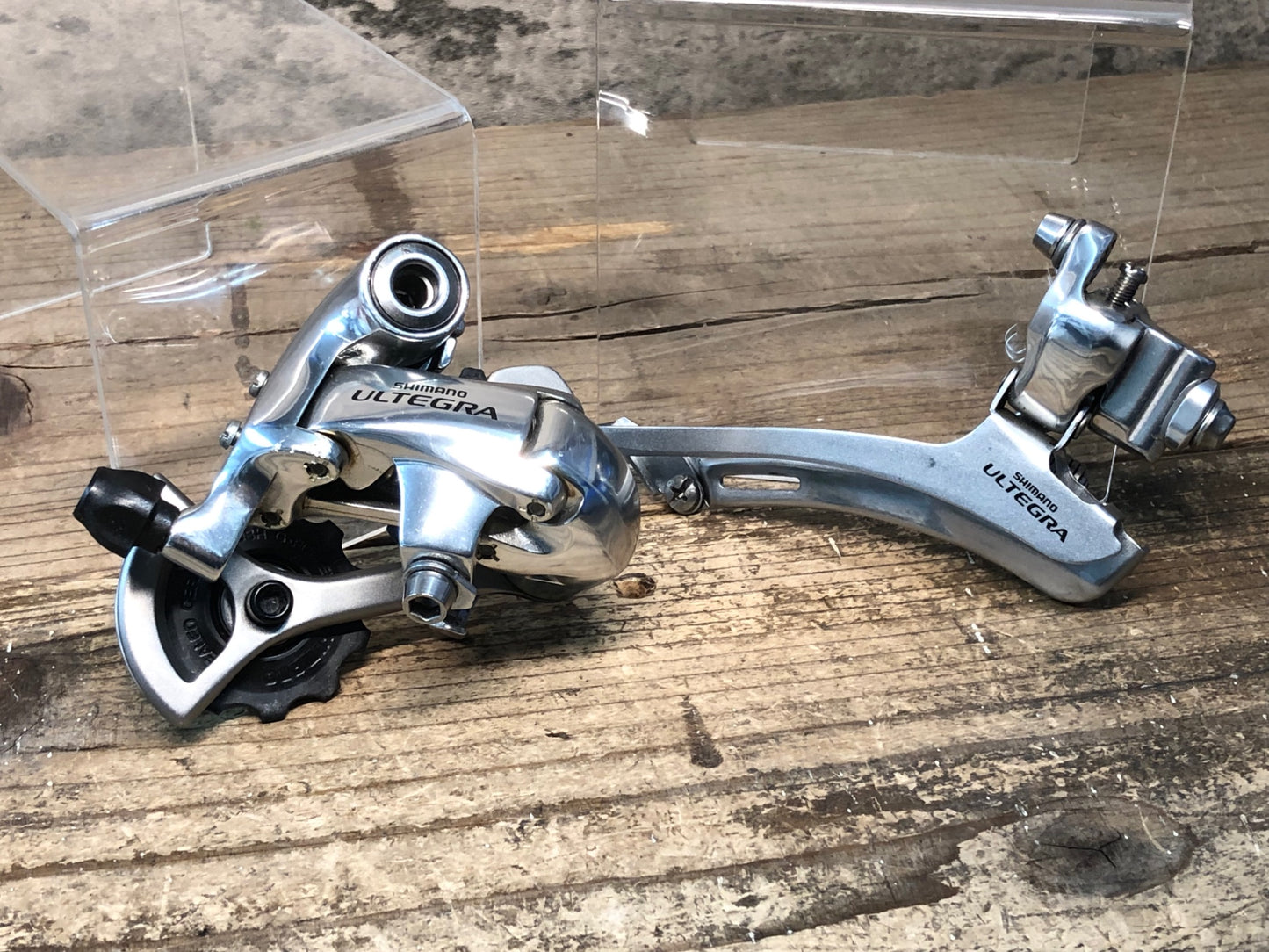 JA244 シマノ SHIMANO アルテグラ ULTEGRA FD-6600 RD-6600 ディレイラーセット  プーリー社外品