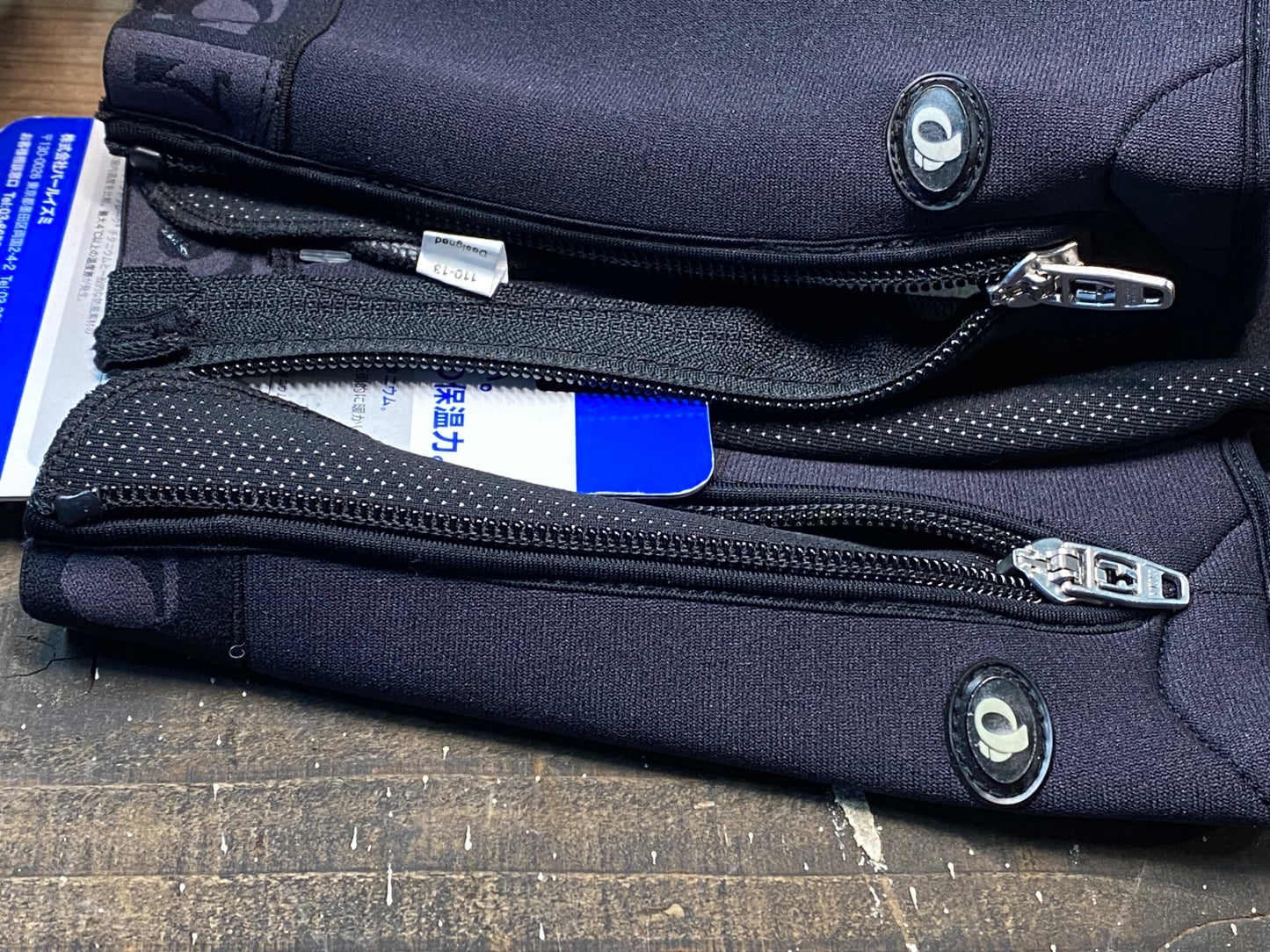 IN100 パールイズミ PEARL iZUMi プレミアム シューズカバー 黒 L 防風 裏起毛 未使用