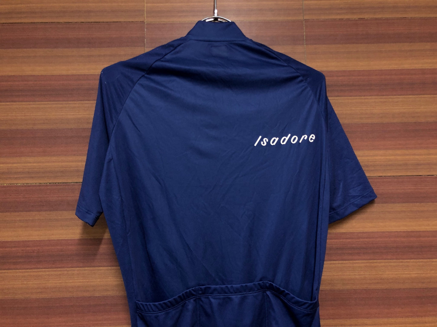 IH311 イザドア Isadore DEBUT JERSEY 半袖 サイクルジャージ 紺 S