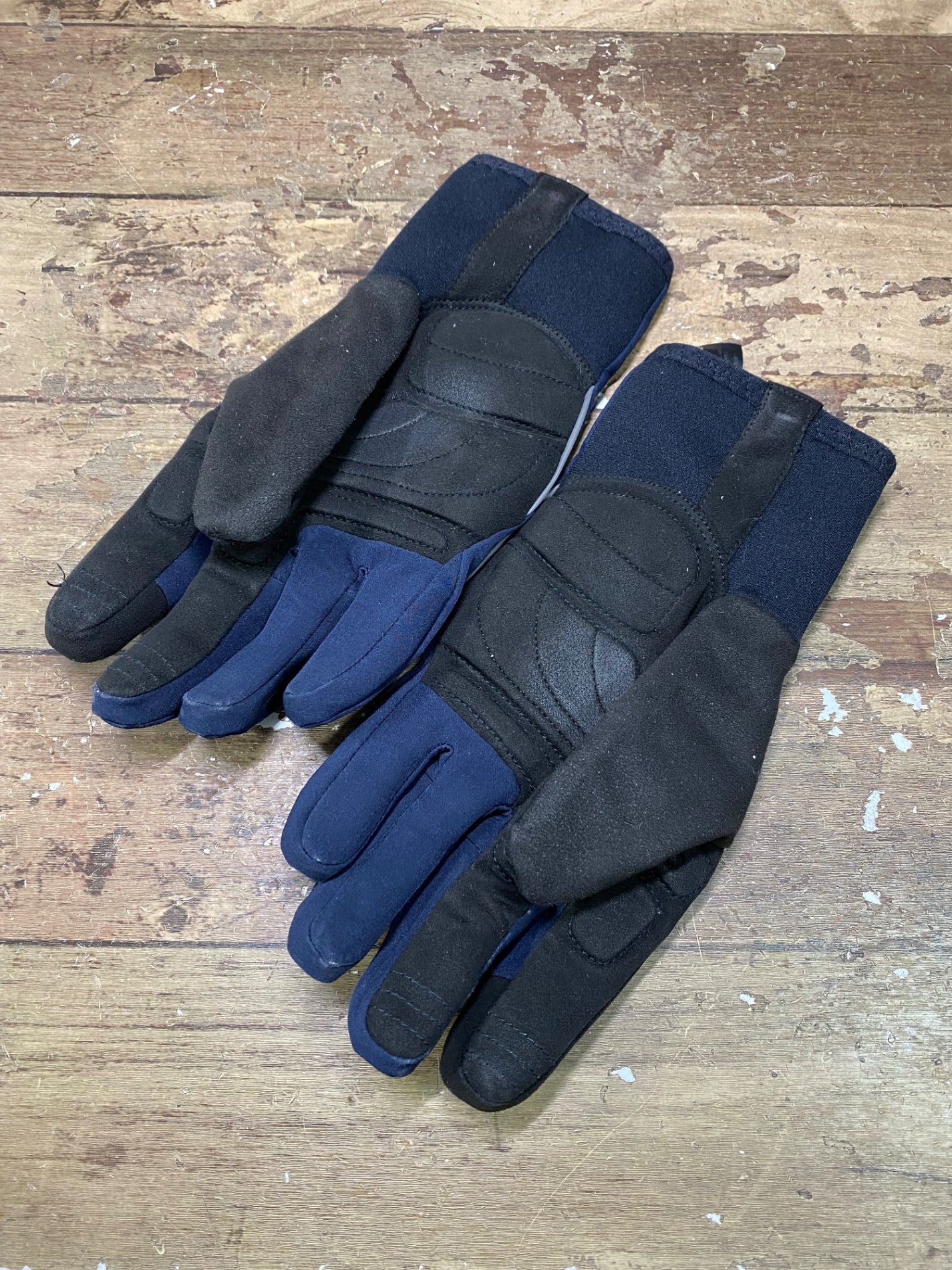 IM457 ラファ Rapha WINTER GLOVES 長指 ウィンターグローブ 紺 S スレ