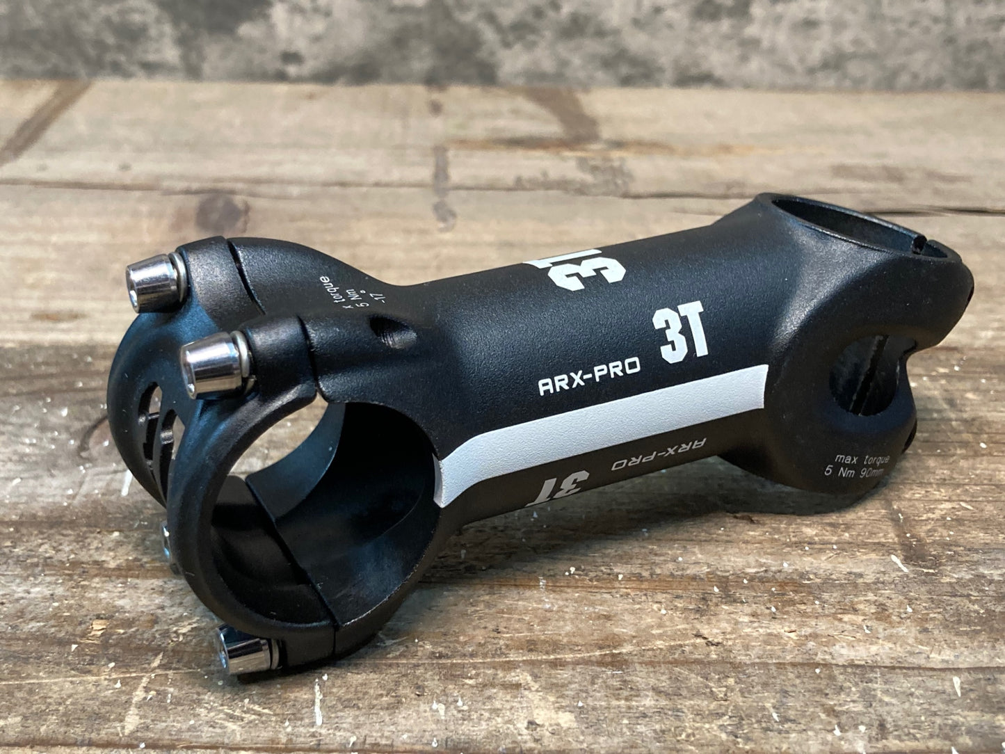 IO401 3T ARX PRO アルミステム 黒 90mm Φ31.8 OS 17°