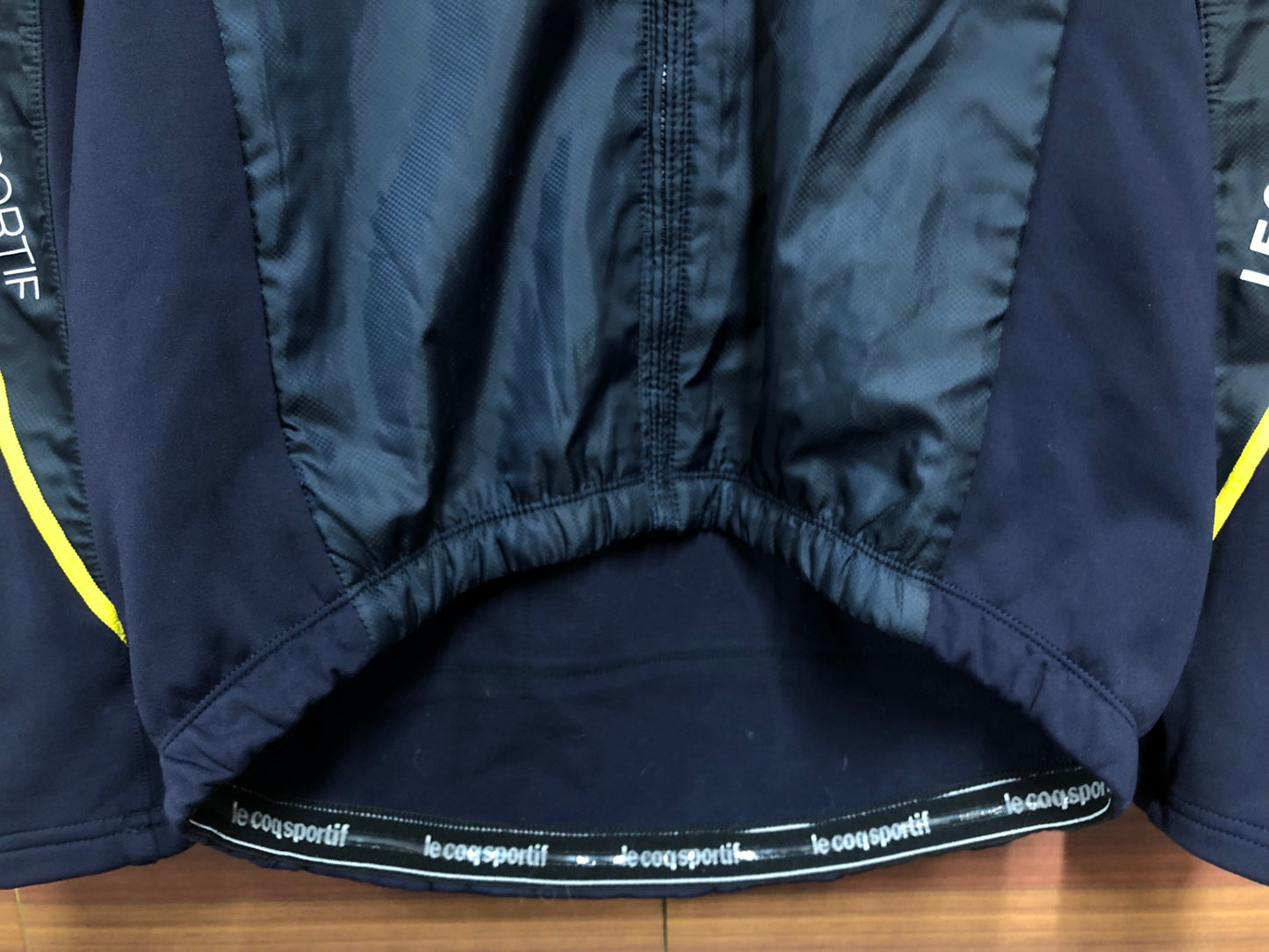 IO076 ルコックスポルティフ le coq sportif 長袖 サイクルジャケット 黒 L 裏起毛