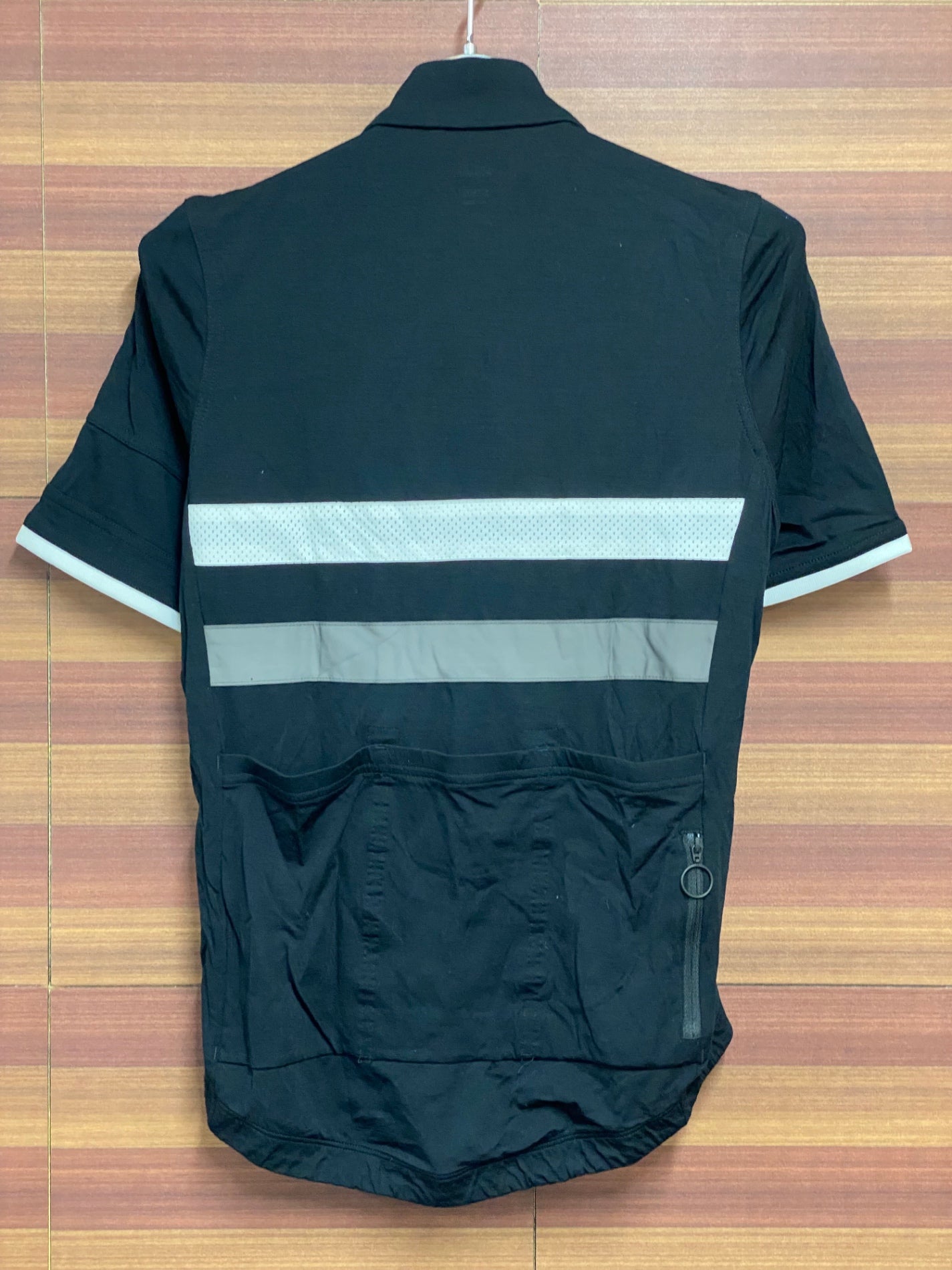 HU513 ラファ Rapha MEN'S SHORT SLEEVE WINDBLOCK BREVET JERSEY 半袖 サイクルジャージ 黒 XS