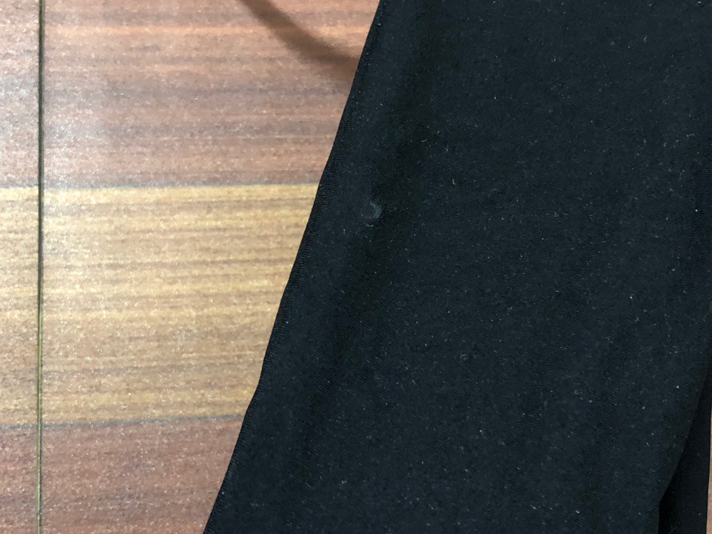 IN810 エチュオンド ETXEONDO ビブタイツ 黒 赤 S 裏起毛 ※擦れ