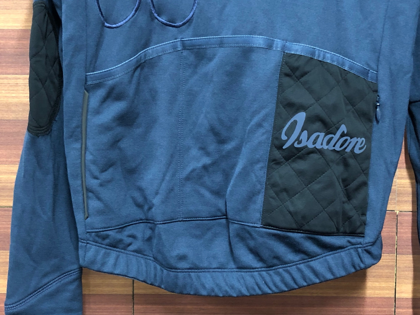 IQ735 イザドア Isadore 長袖 サイクルジャージ 黒 紺 XS