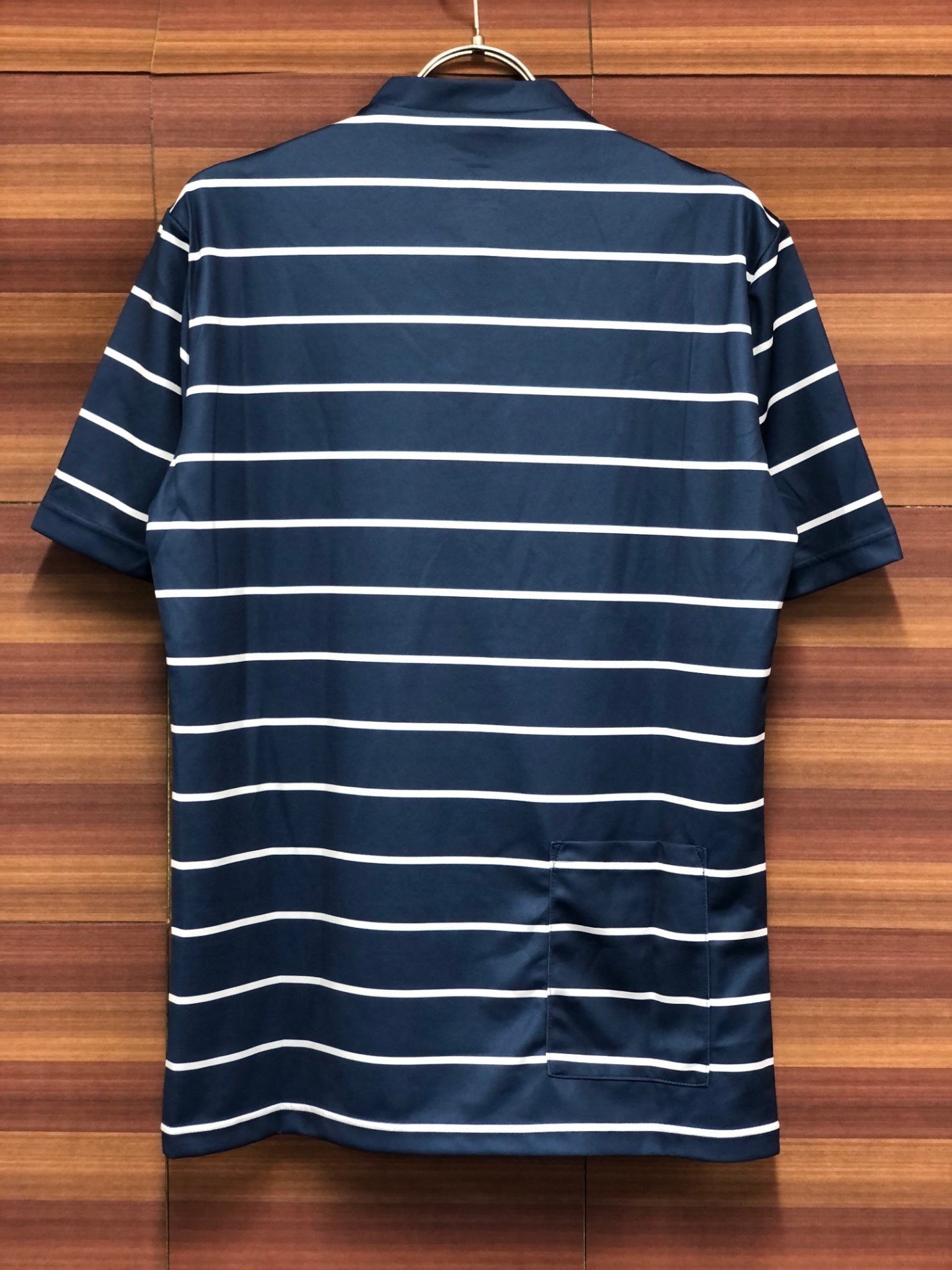 IS292 カペルミュール KAPELMUUR 半袖 サイクルジャージ 紺 白 M ハーフジップ