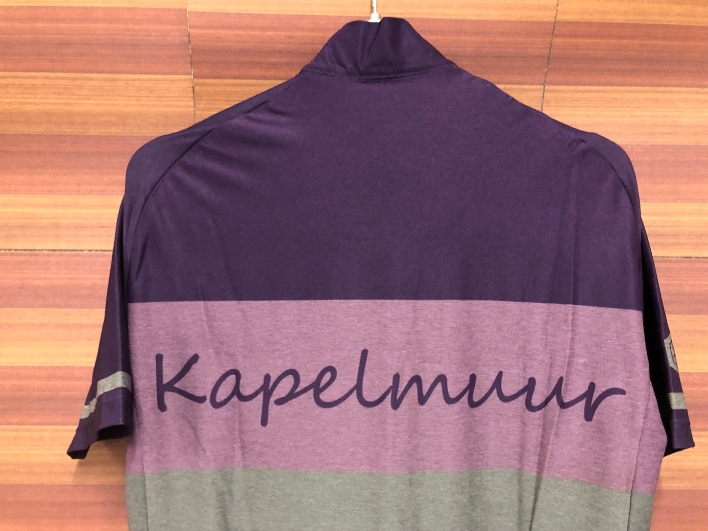 IU725 カペルミュール KAPELMUUR 半袖 サイクルジャージ 紫 グレー M