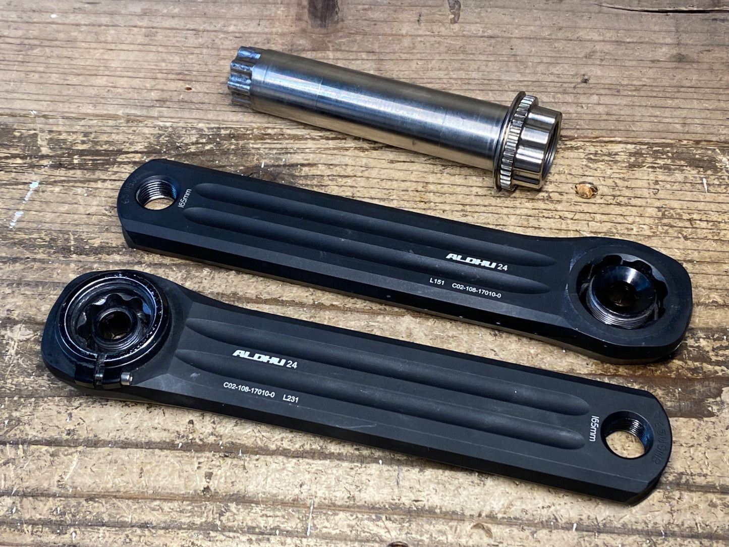 IR556 ローター ROTOR アルデュー ALDHU クランクセット 165mm スピンドル径Φ24