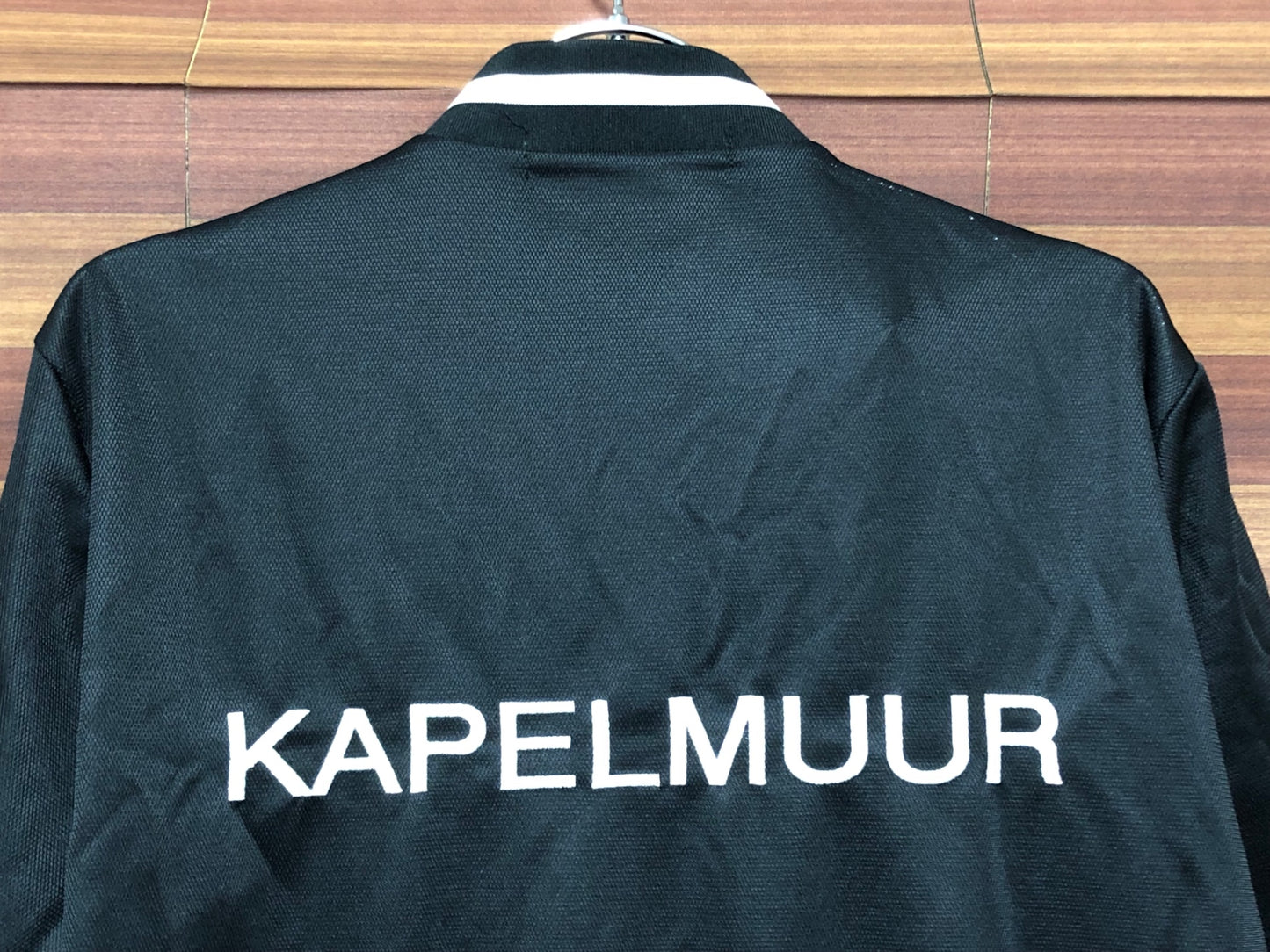 IQ844 カペルミュール KAPELMUU 半袖 サイクルジャージ 黒 ハーフジップ ※サイズ不明