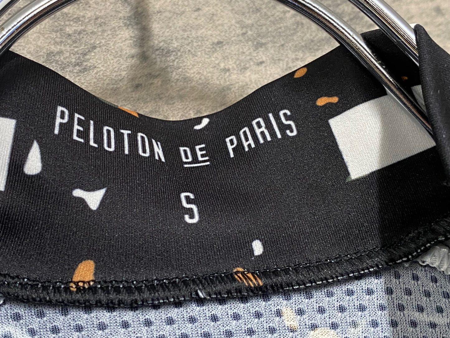 JB550 プロトンドパリ PELOTON DE PARIS 半袖 サイクルジャージ 黒 S