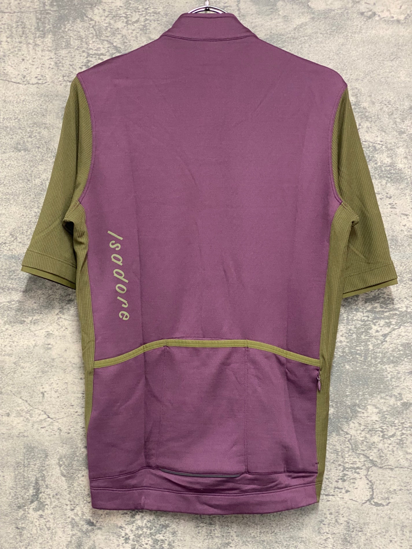 IZ177 イザドア Isadore SIGNATURE JERSEY 半袖 サイクルジャージ 紫 緑 L